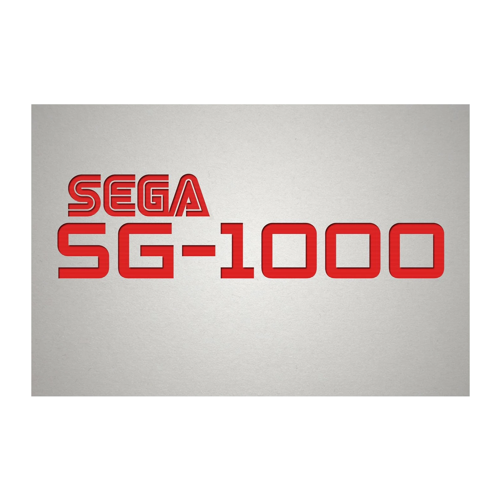 Retro SEGA SG-1000 Logo Wall Art