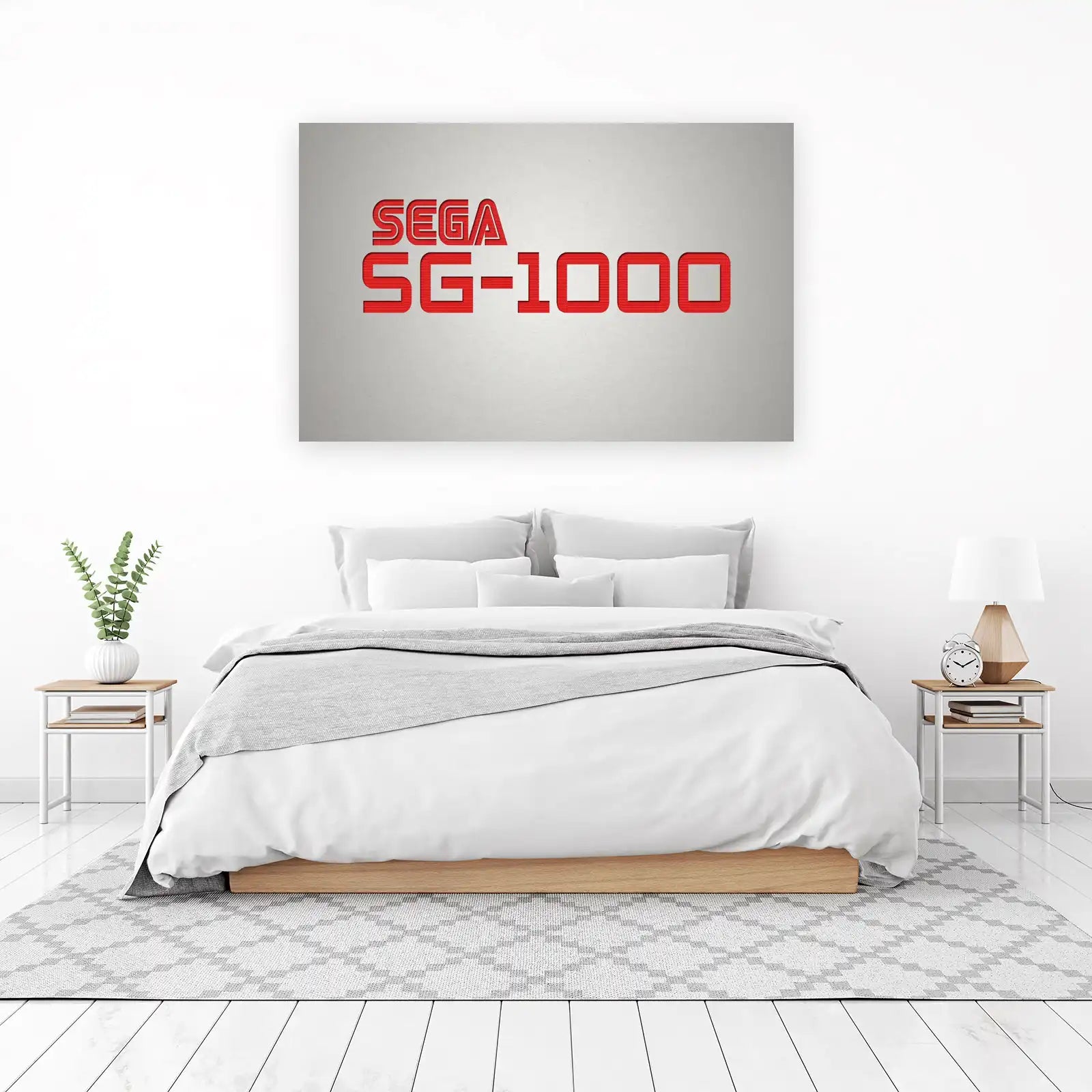 Retro SEGA SG-1000 Logo Wall Art