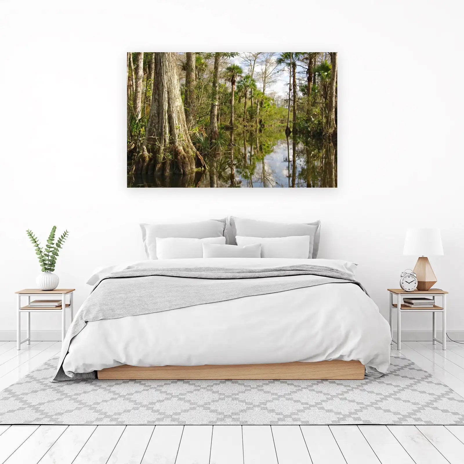 Serene Swamp Landscape Wall Art