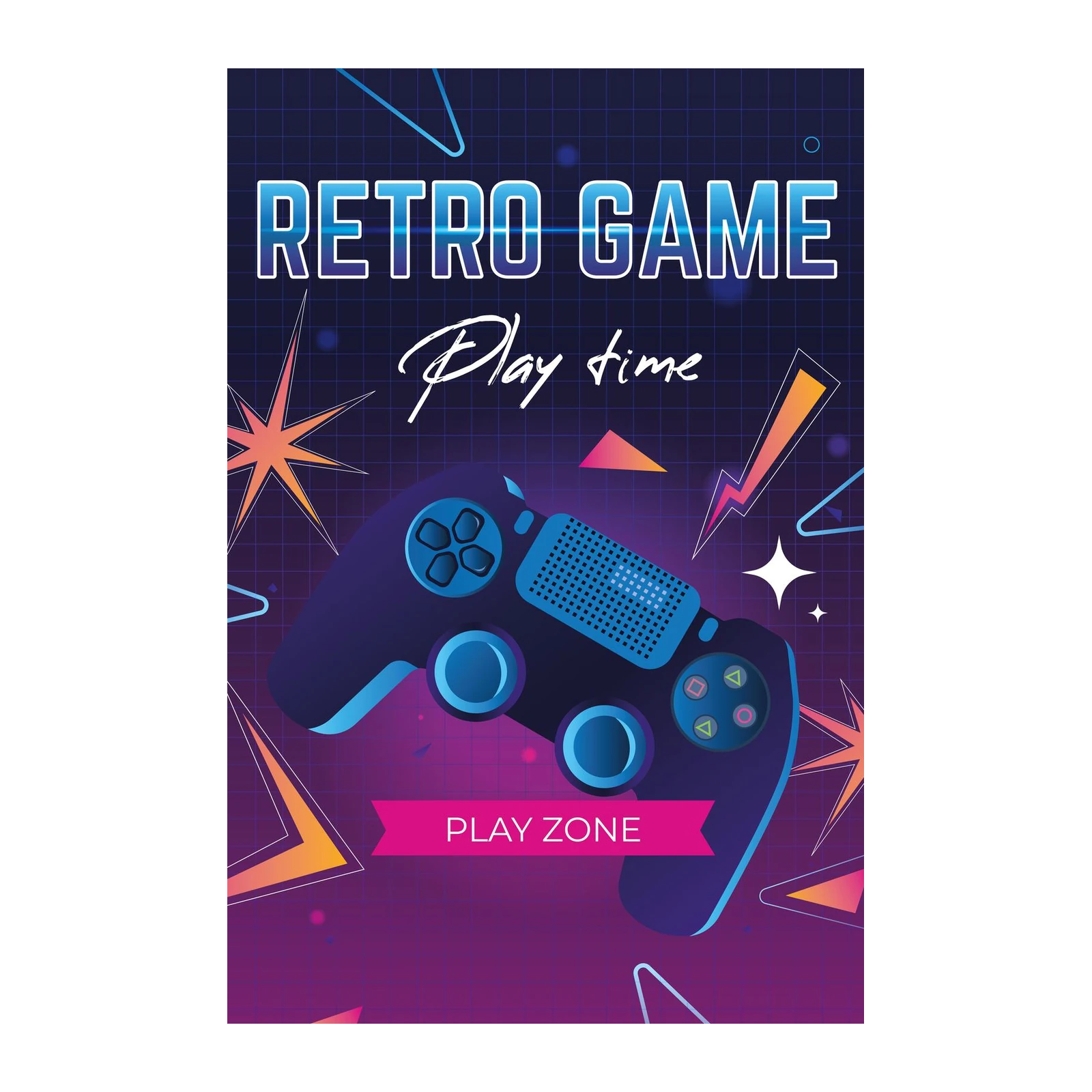 Retro Gaming Controller Wall Art