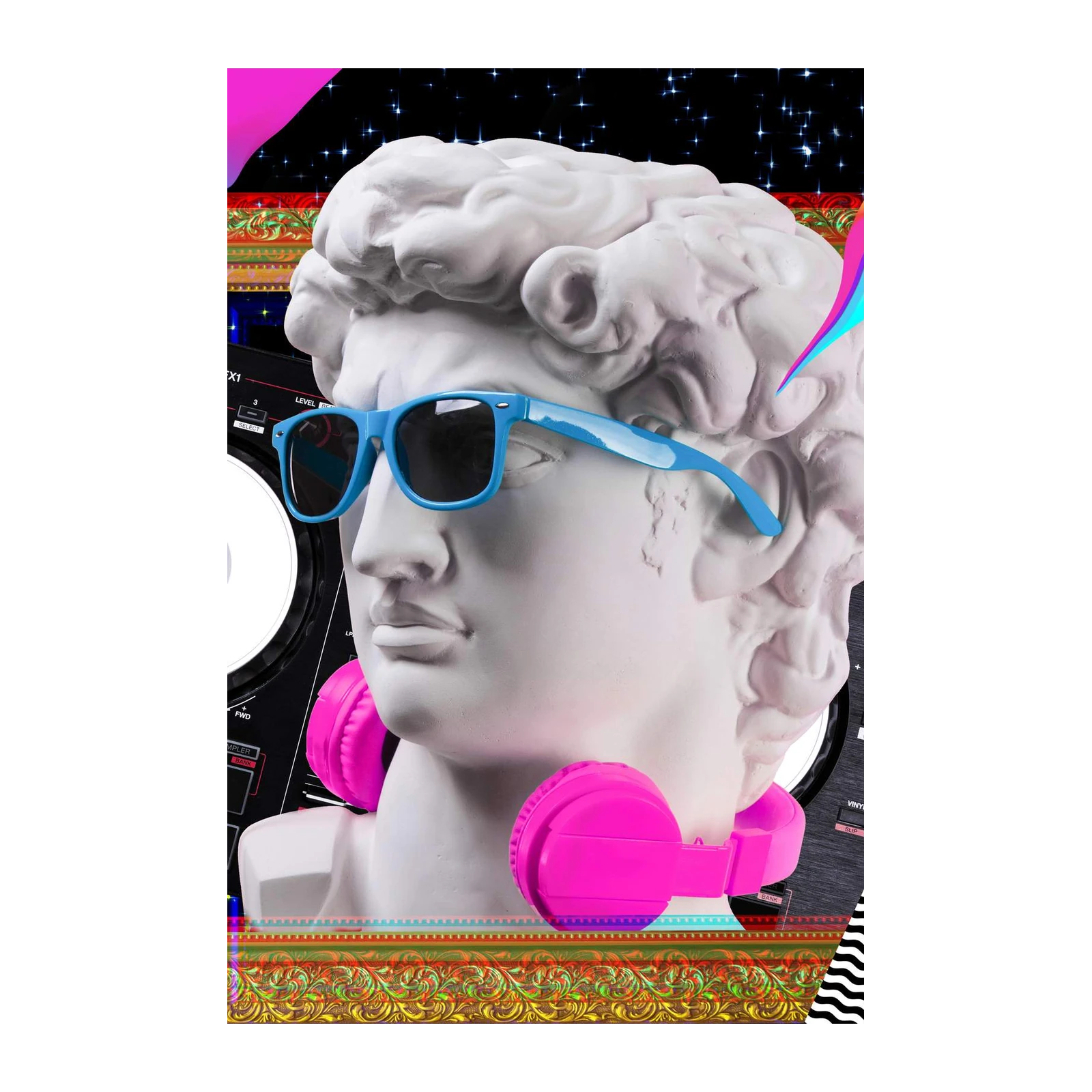 David DJ Vibes Statue Wall Art