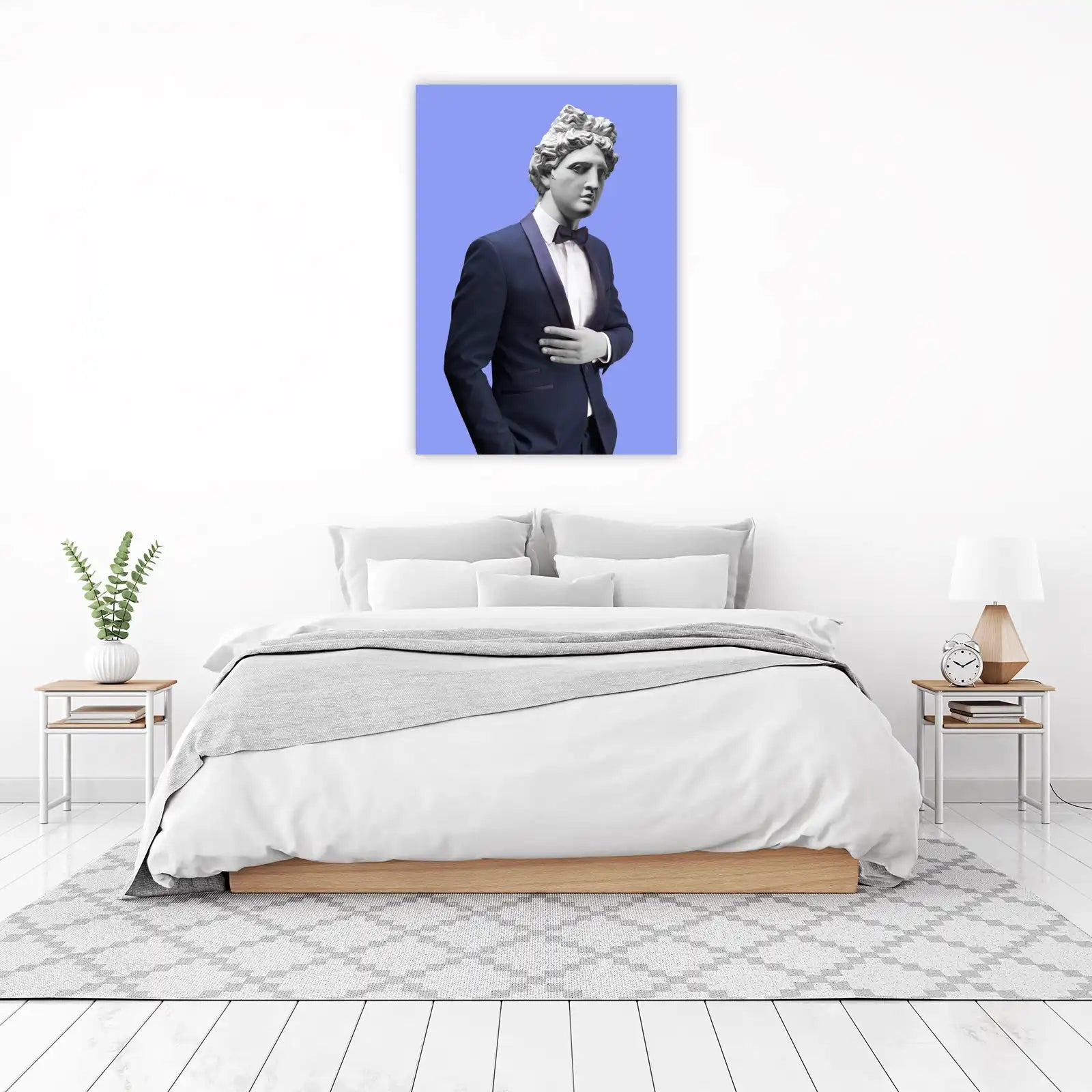 Elegant Classic Statue Tuxedo Wall Art