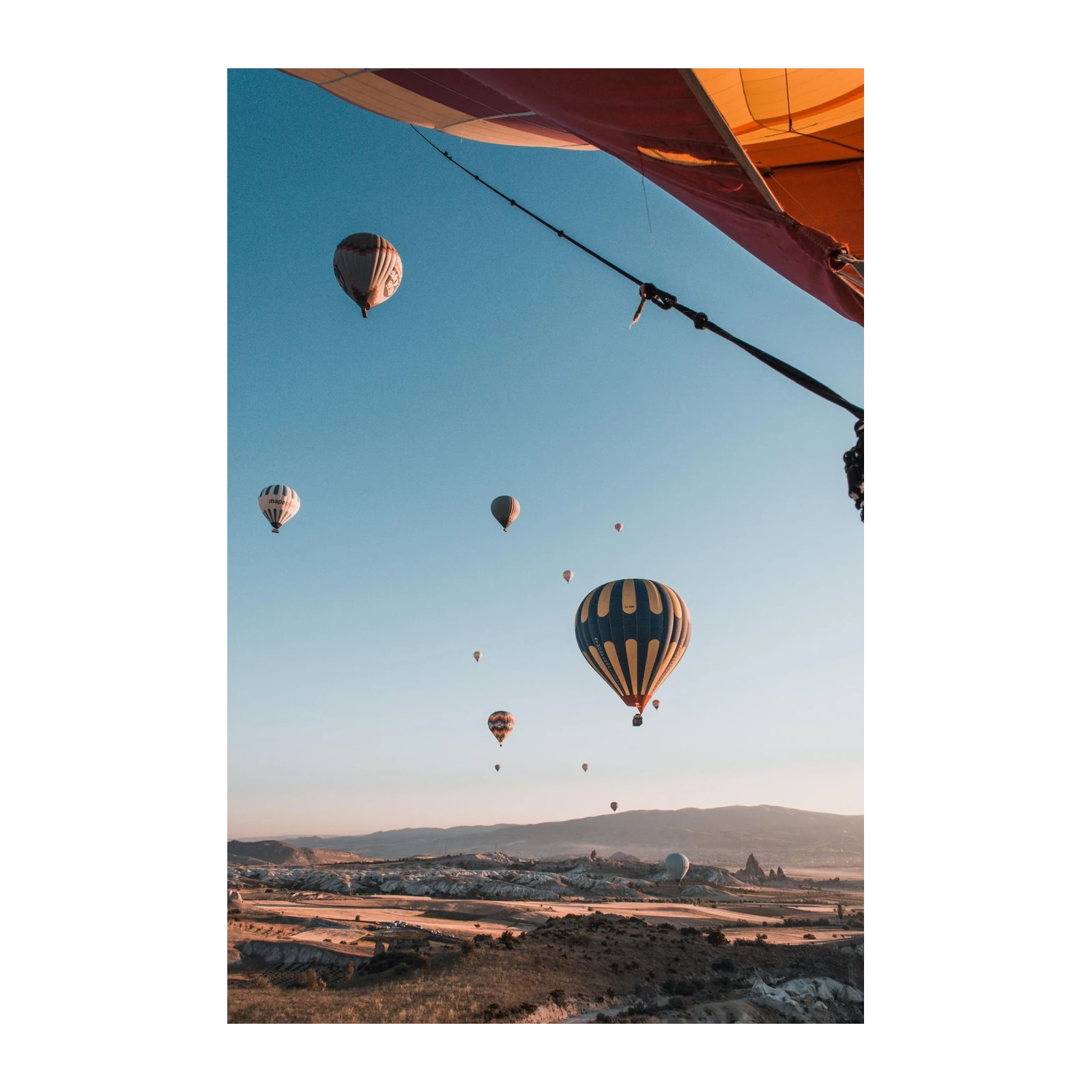 Dreamy Hot Air Balloons Over Cappadocia Wall Art