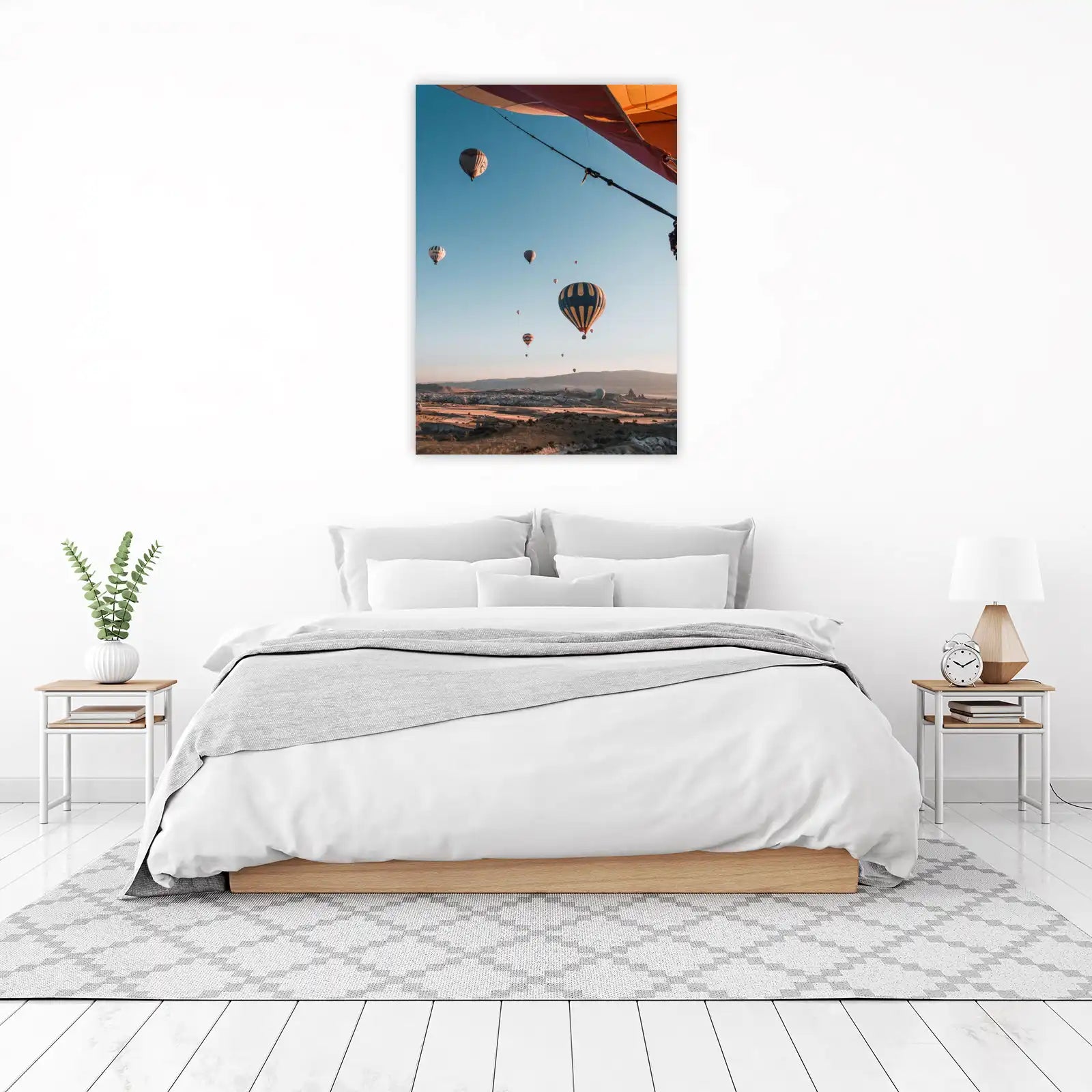 Dreamy Hot Air Balloons Over Cappadocia Wall Art
