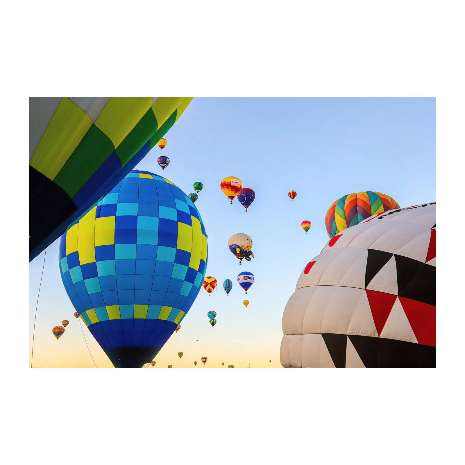 Vibrant Hot Air Balloons Festival Wall Art