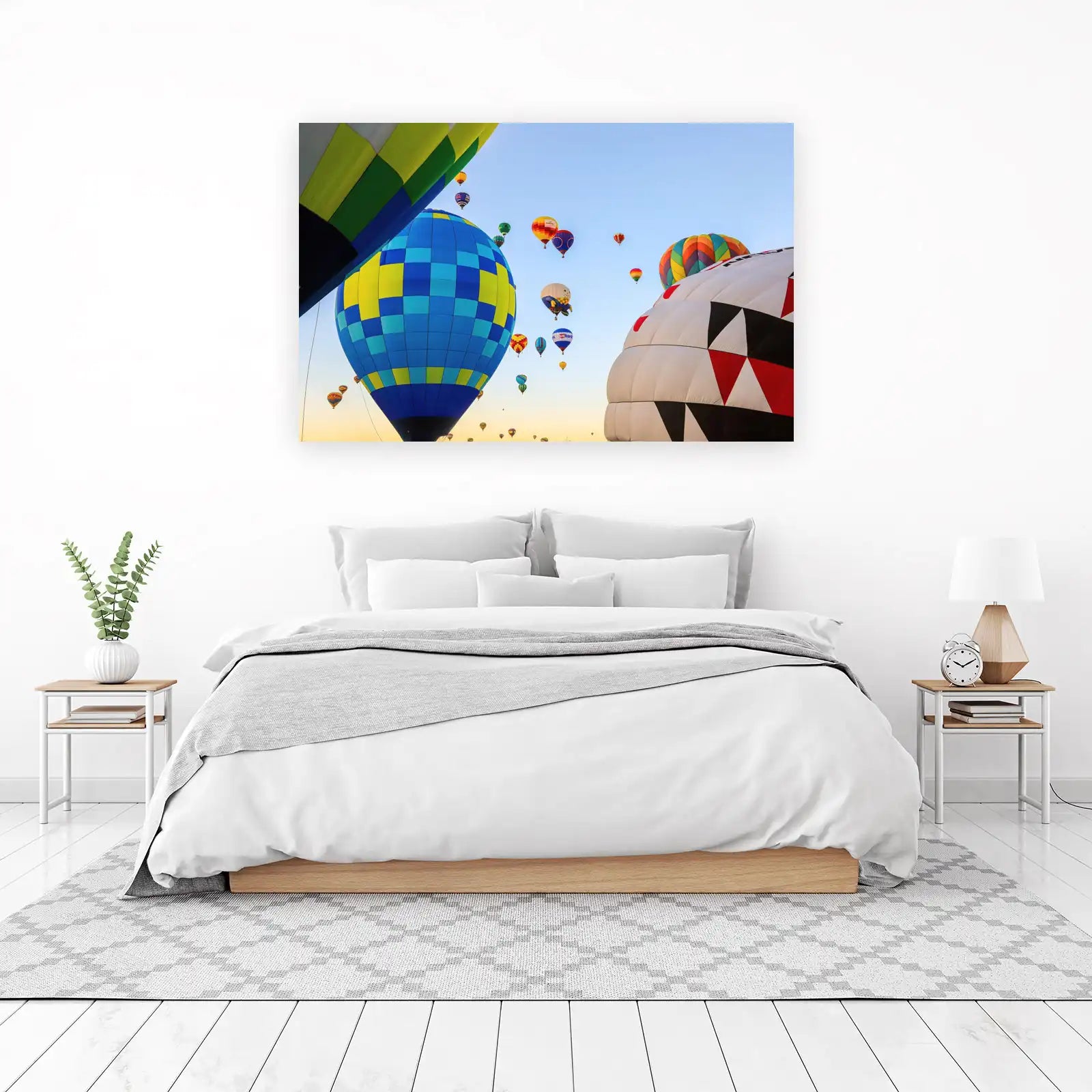 Vibrant Hot Air Balloons Festival Wall Art