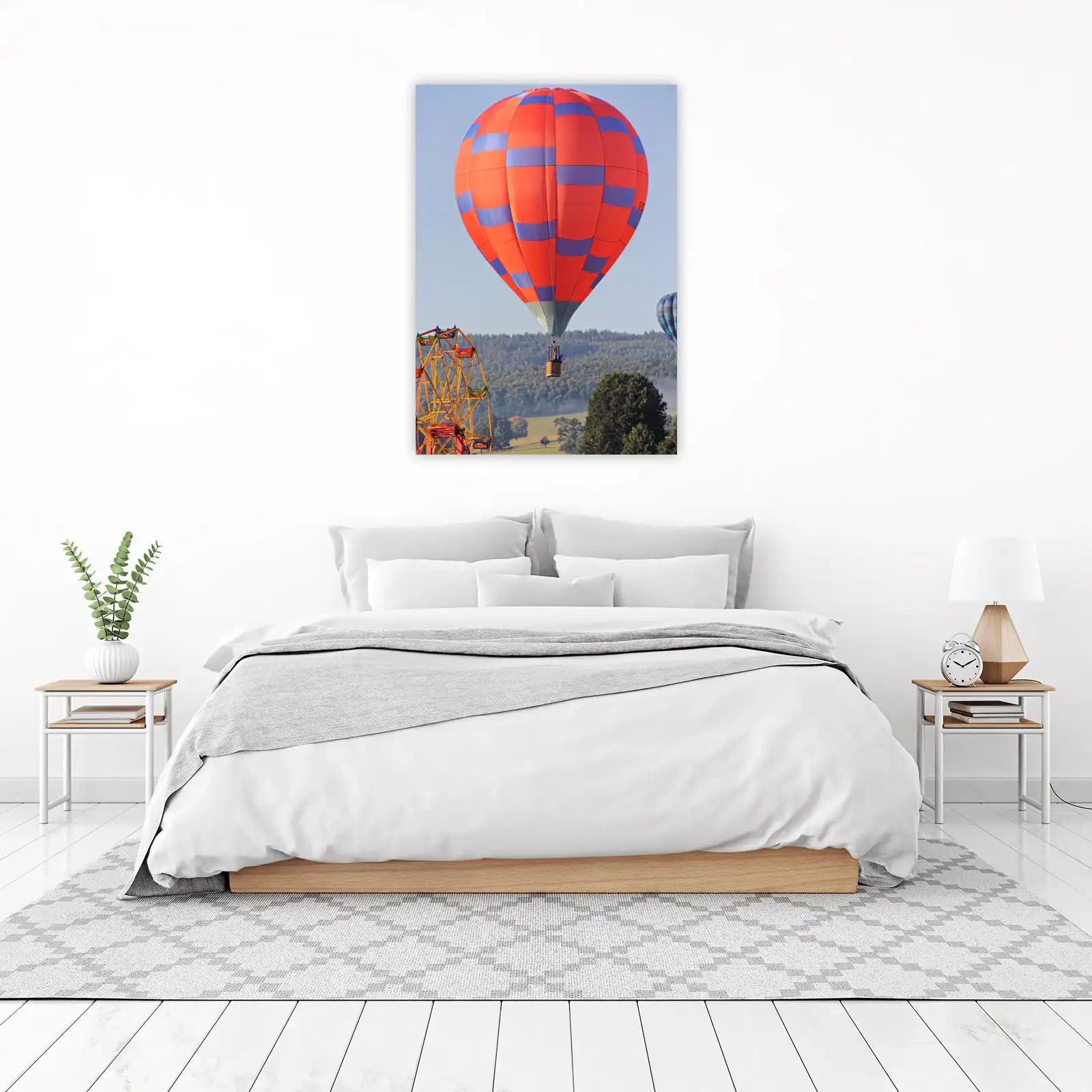 Vibrant Hot Air Balloon Adventure Wall Art