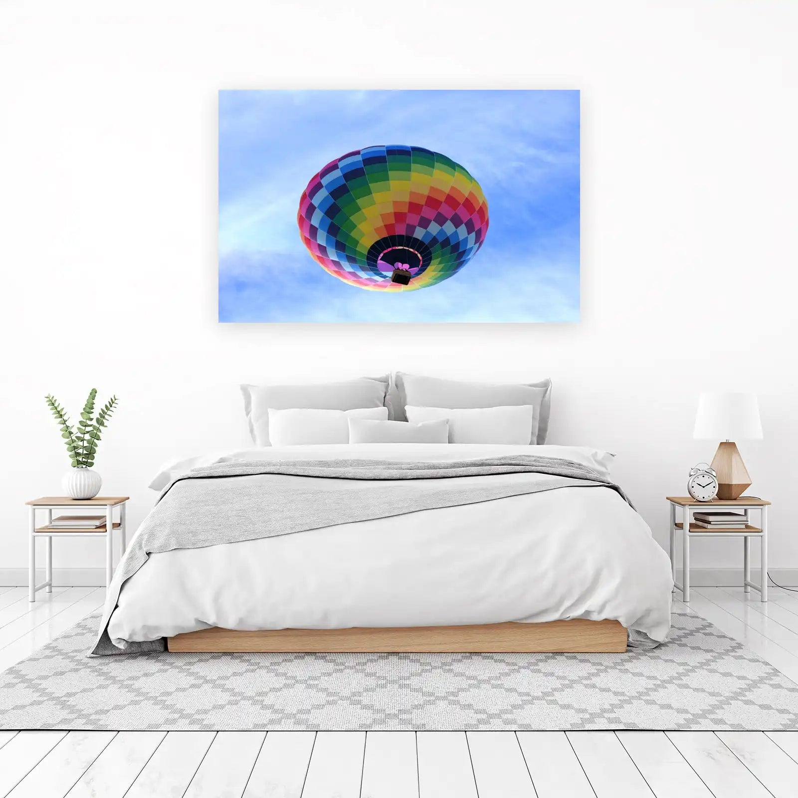 Vibrant Hot Air Balloon Wall Art