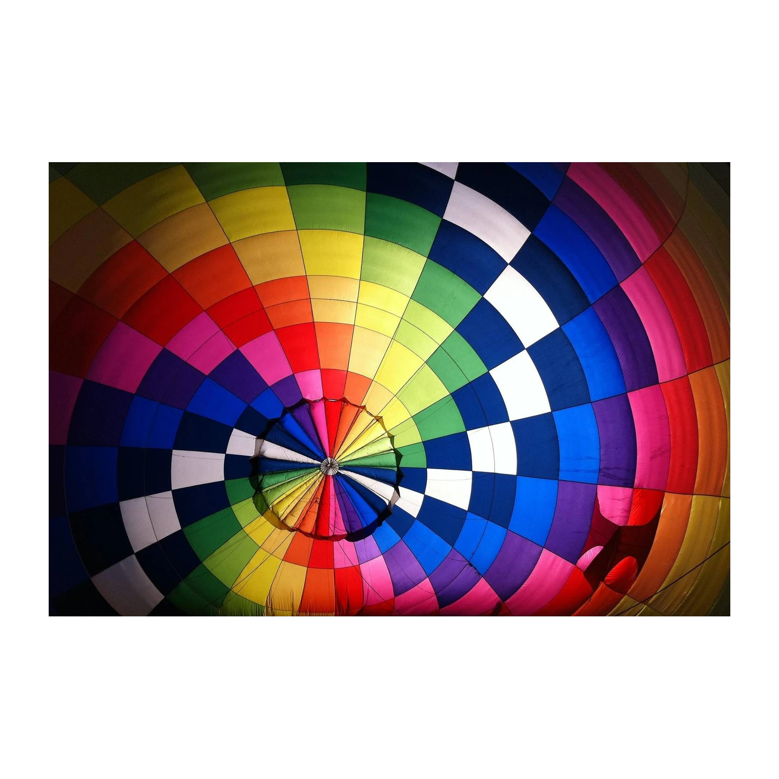 Vibrant Hot Air Balloon Wall Art - Colorful Wall Art
