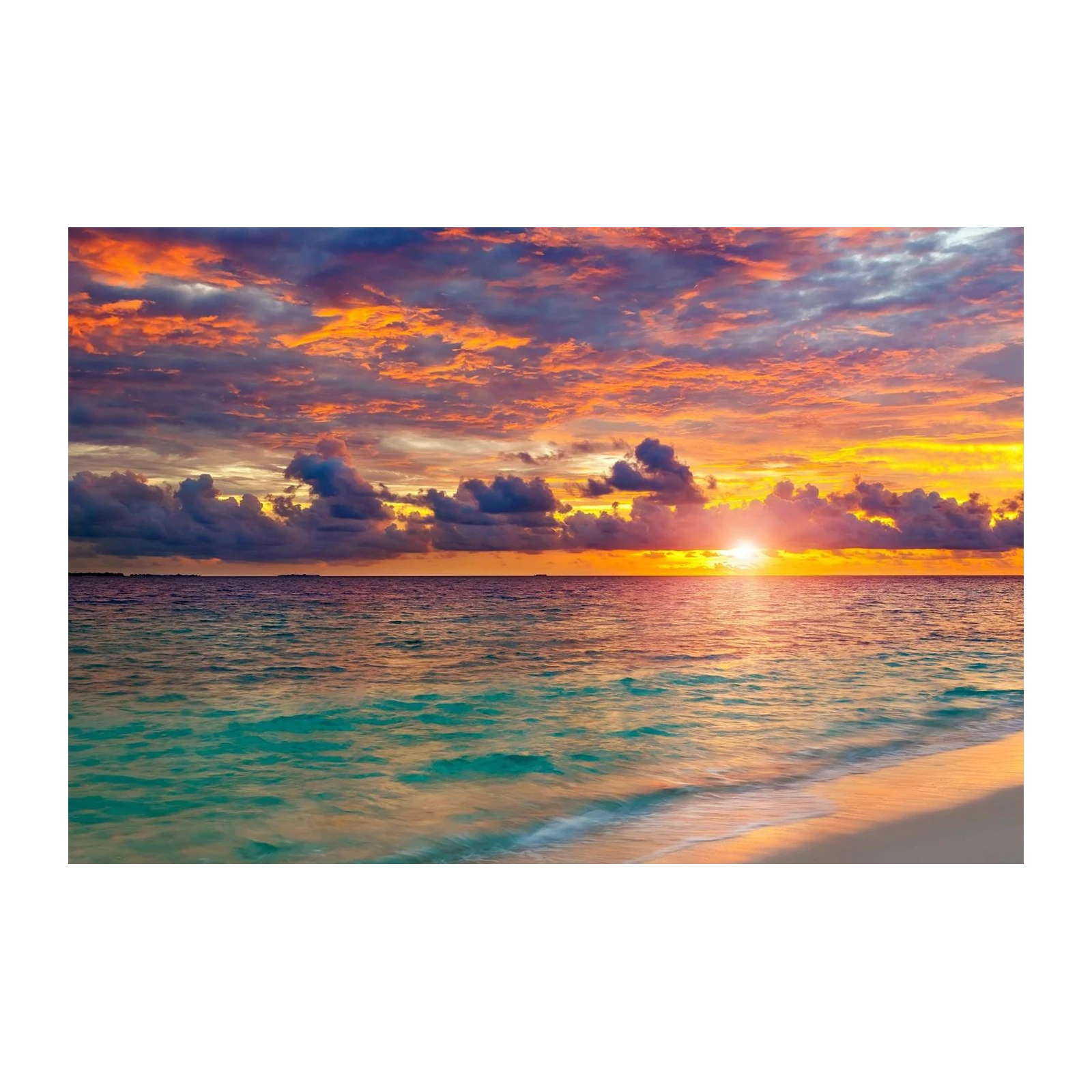 Sunset Ocean Serenity Wall Art | Beach Wall Art