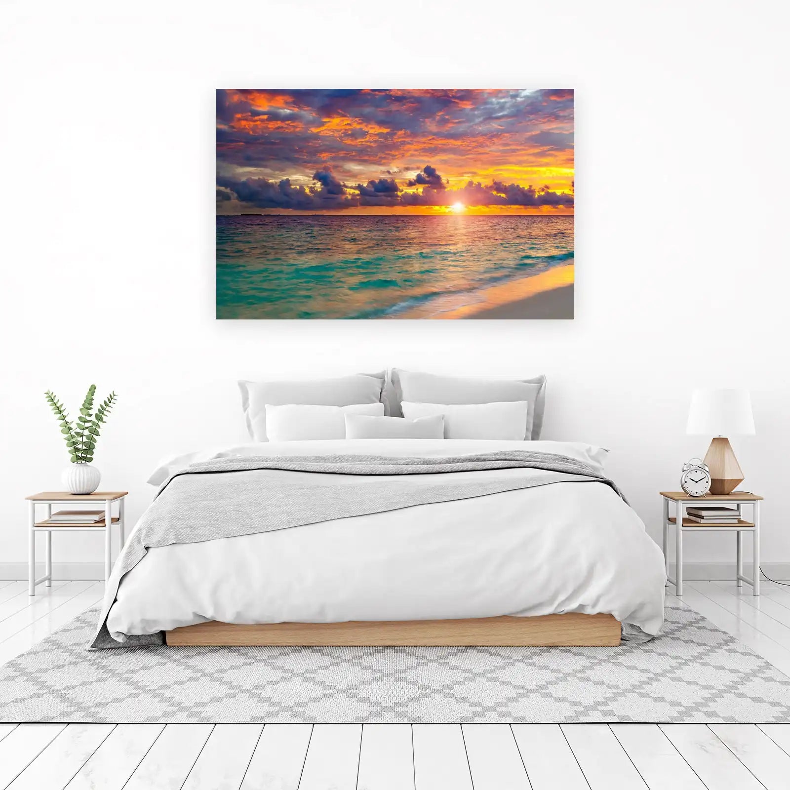 Sunset Ocean Serenity Wall Art | Beach Wall Art