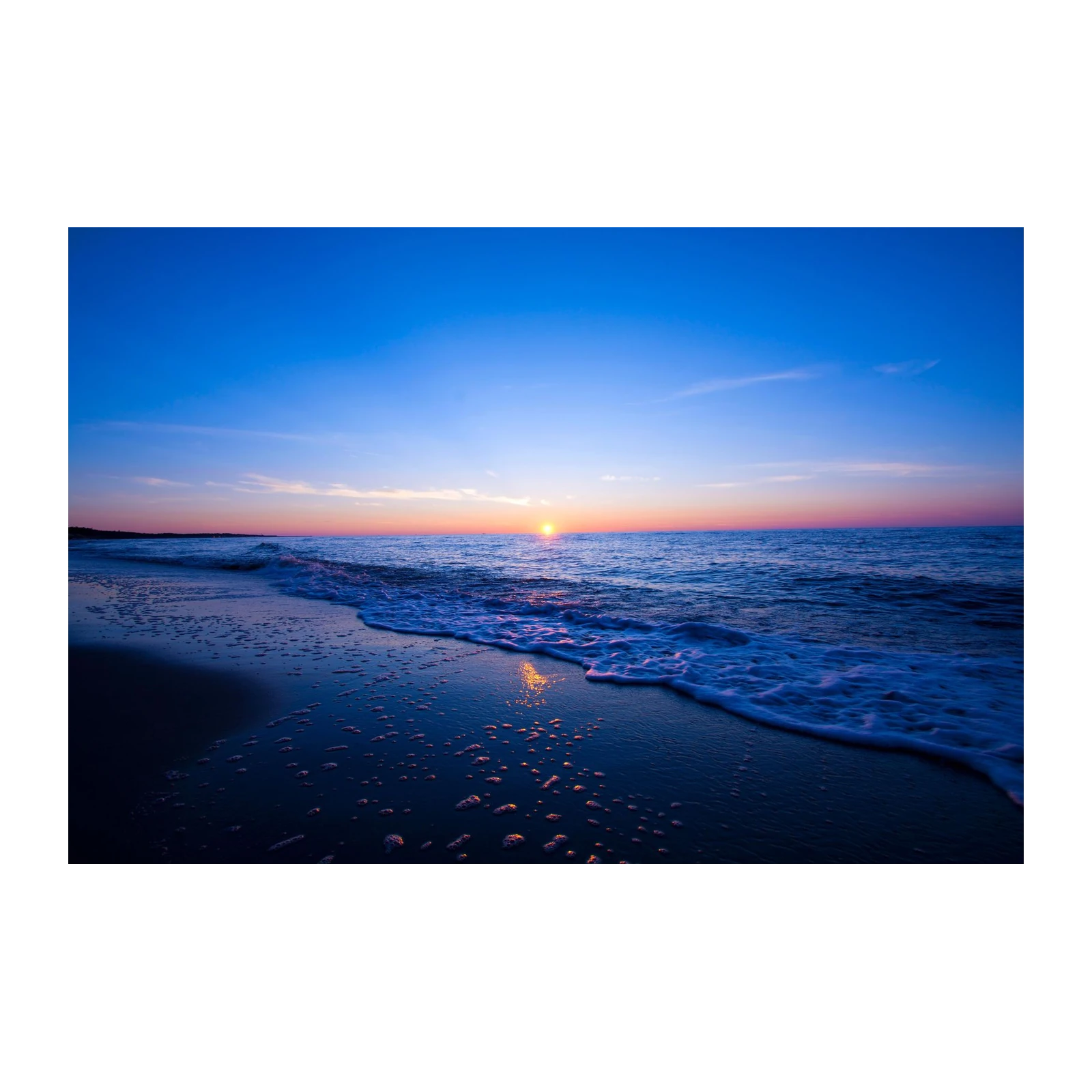 Serene Ocean Sunset Horizon Wall Art