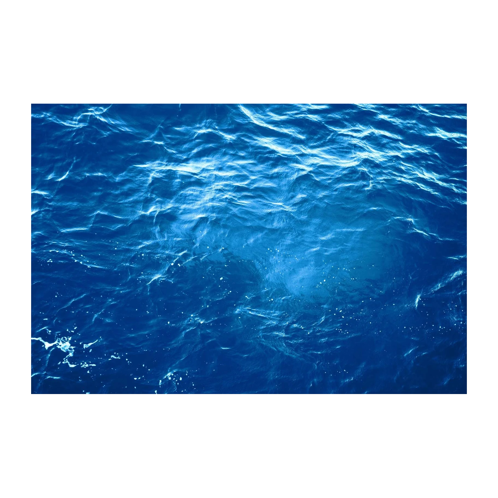Deep Blue Ocean Waves Wall Art