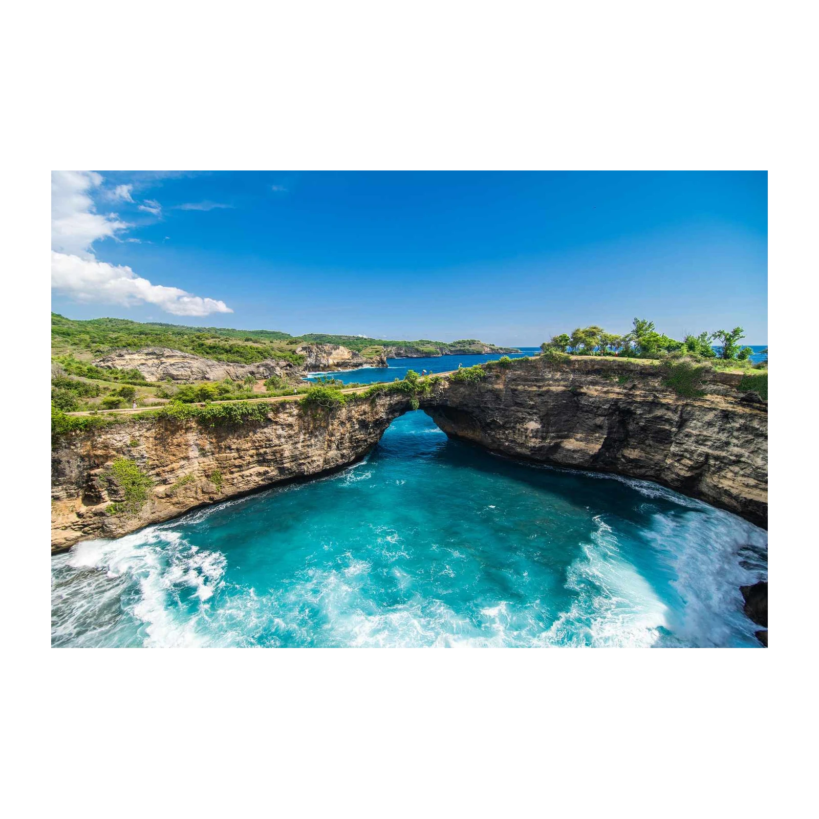 Tropical Ocean Arch Landscape Wall Art
