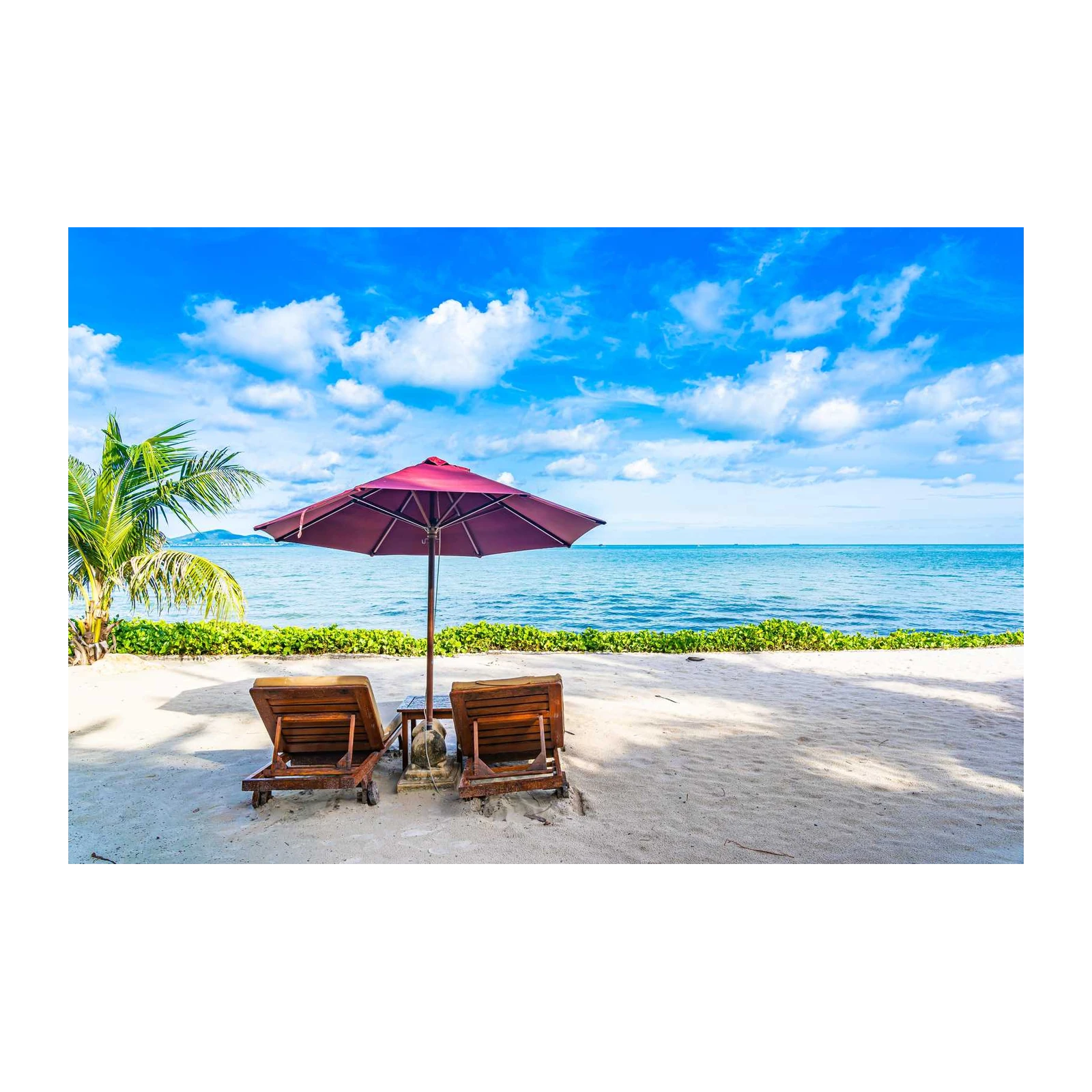 Tropical Beach Serenity Wall Art