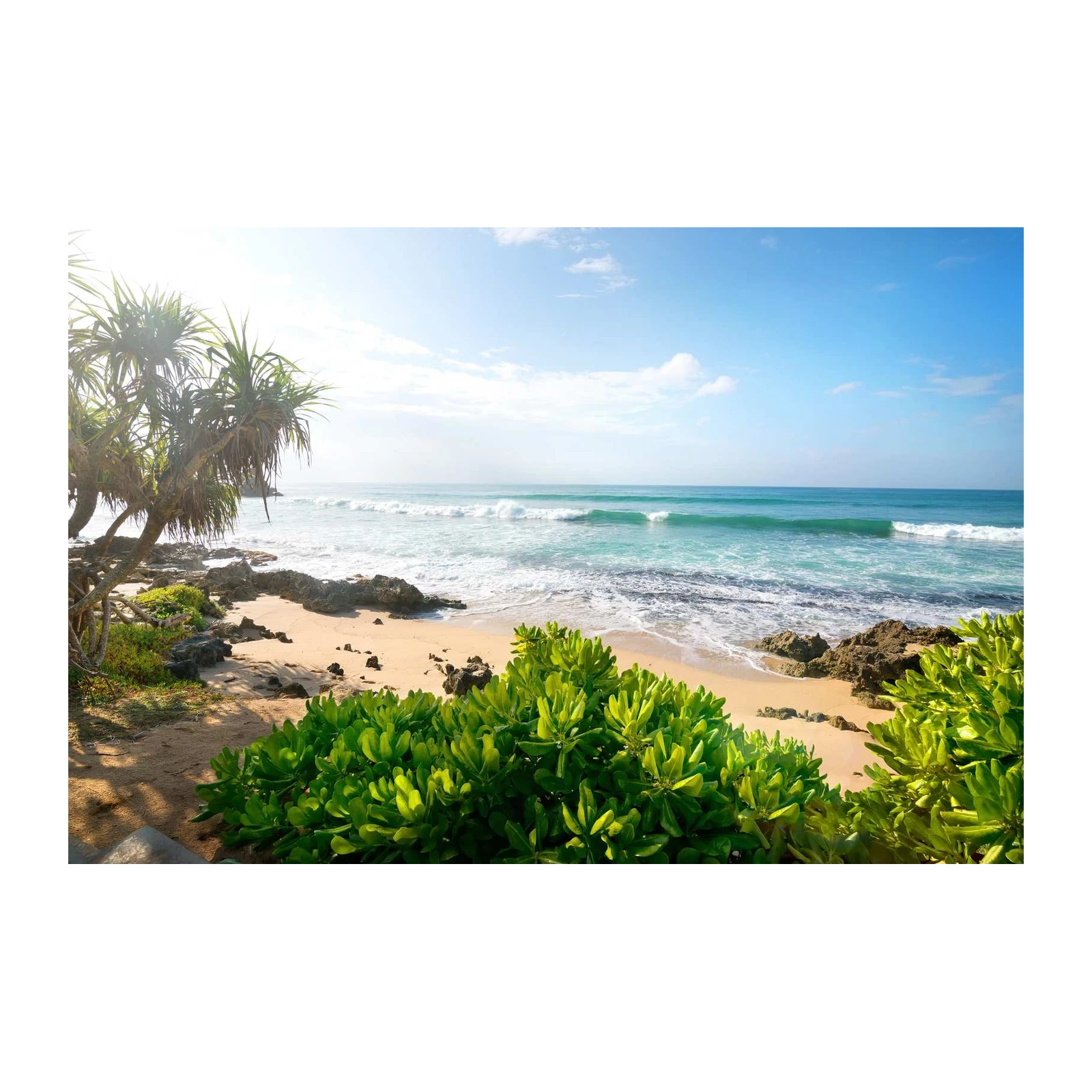 Tranquil Beach Serenity Wall Art