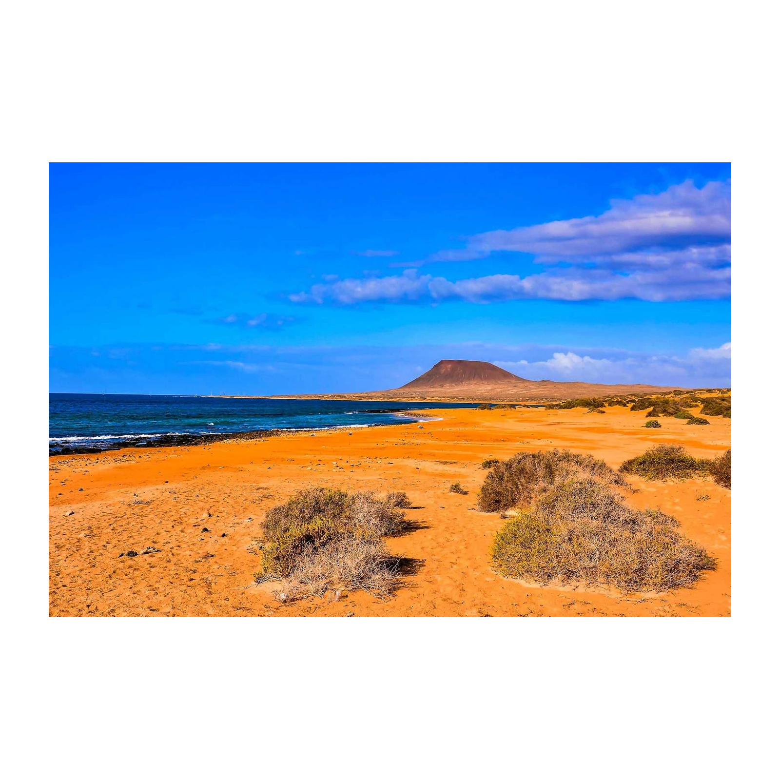 Deserted Beach Landscape Wall Art