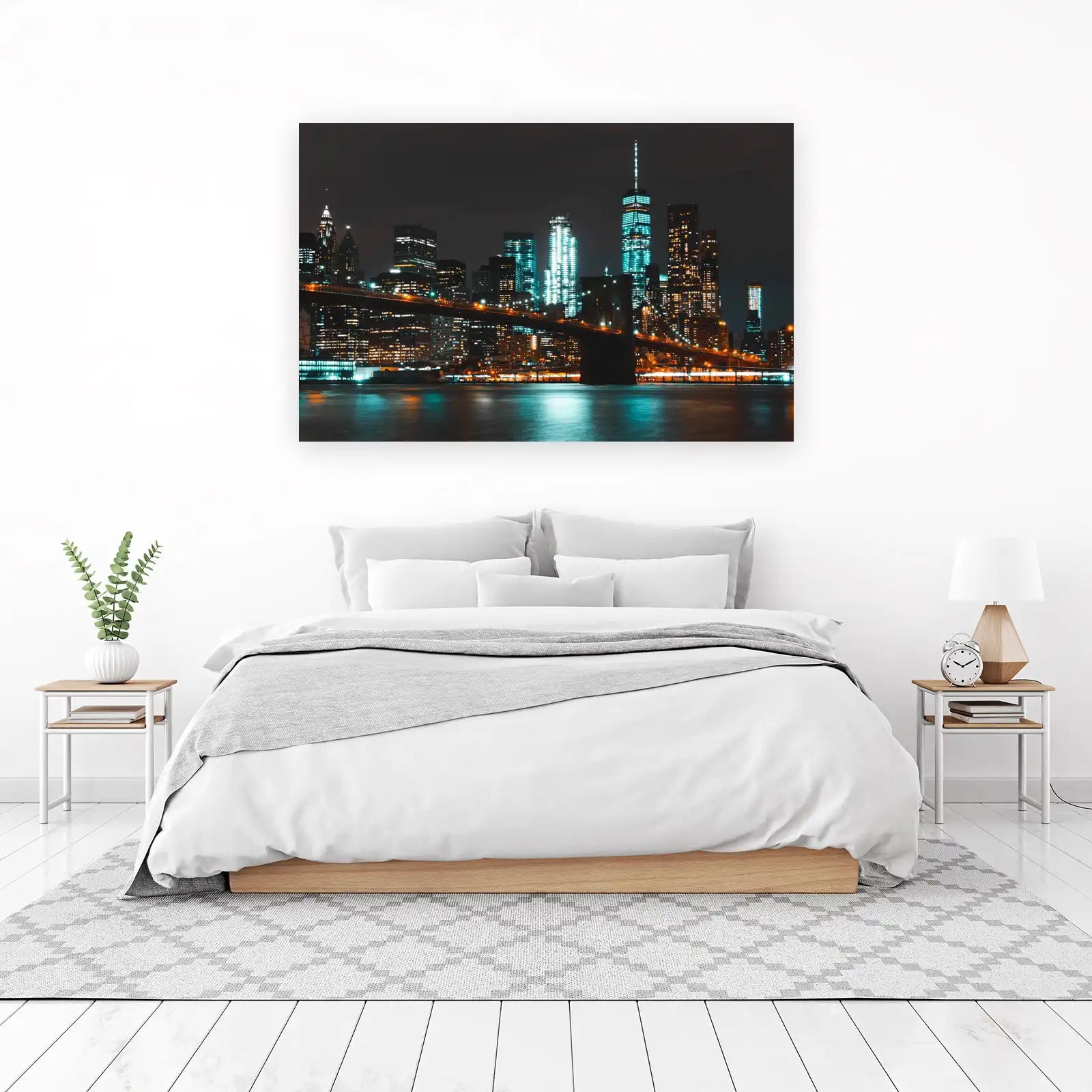NYC Brooklyn Bridge Skyline Wall Art