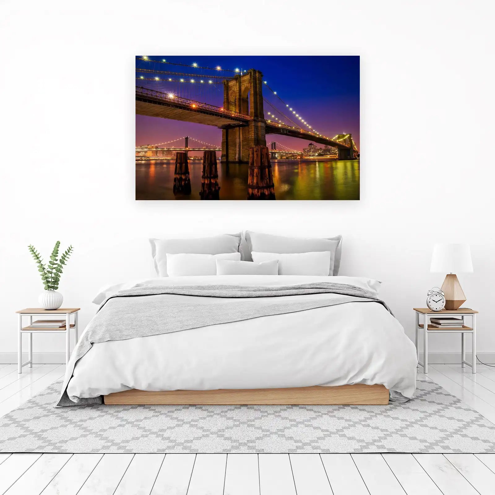 Brooklyn Bridge Nightscape Wall Art