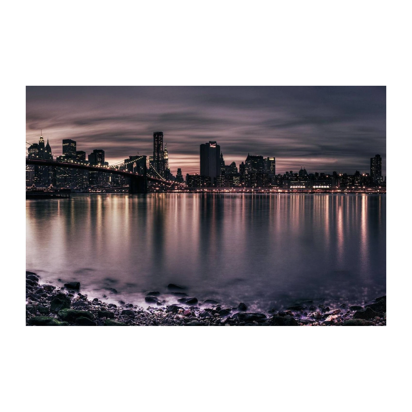New York City Skyline Brooklyn Bridge Wall Art