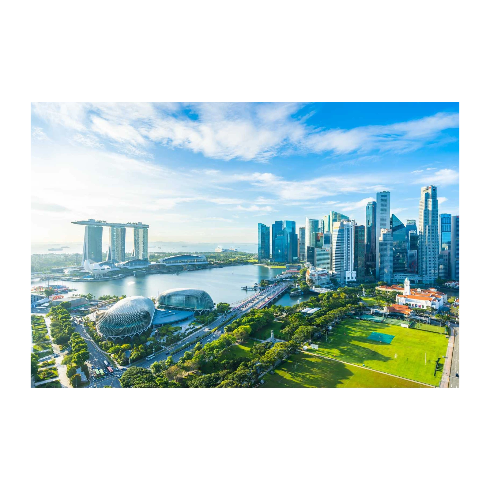 Singapore Skyline Marina Bay Wall Art