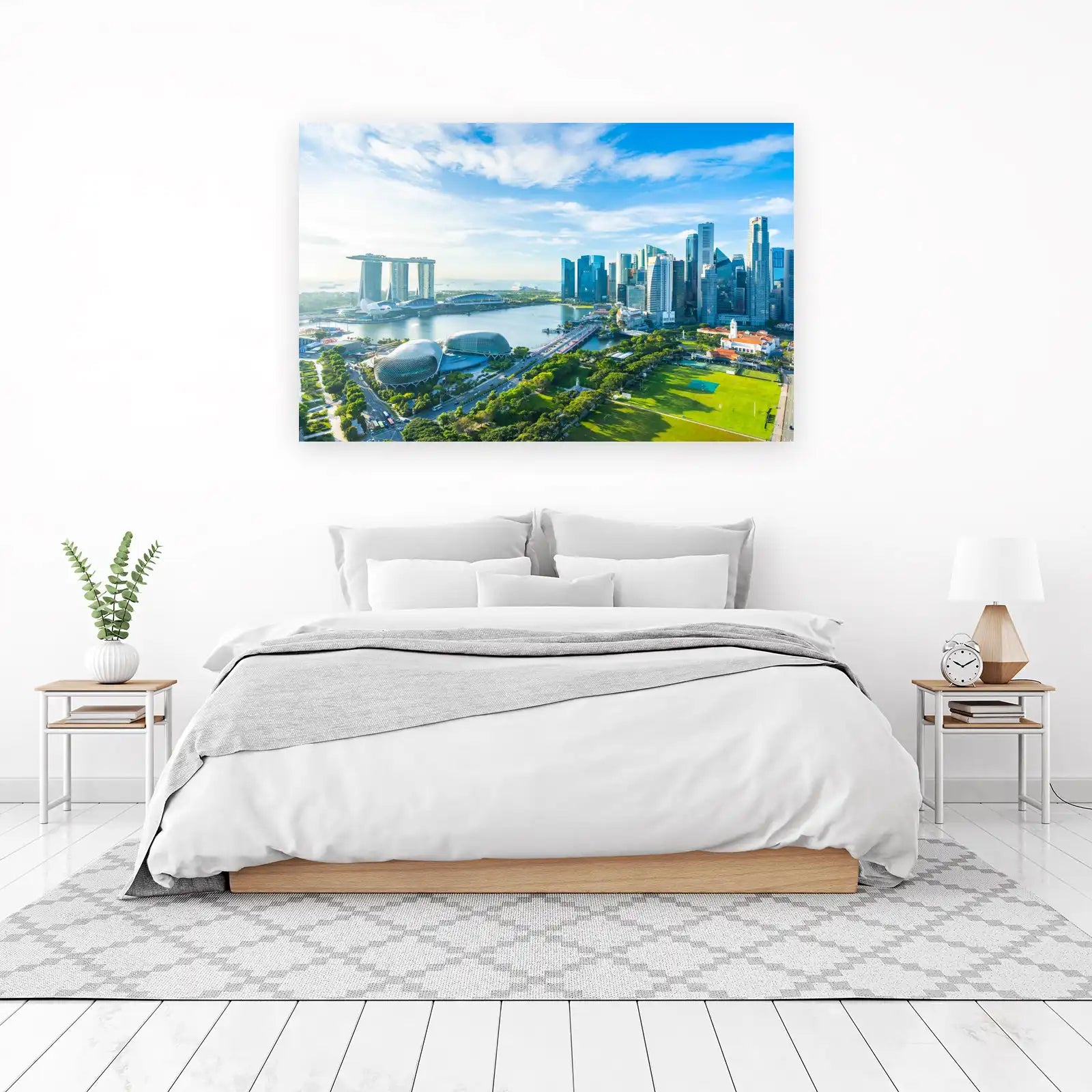 Singapore Skyline Marina Bay Wall Art