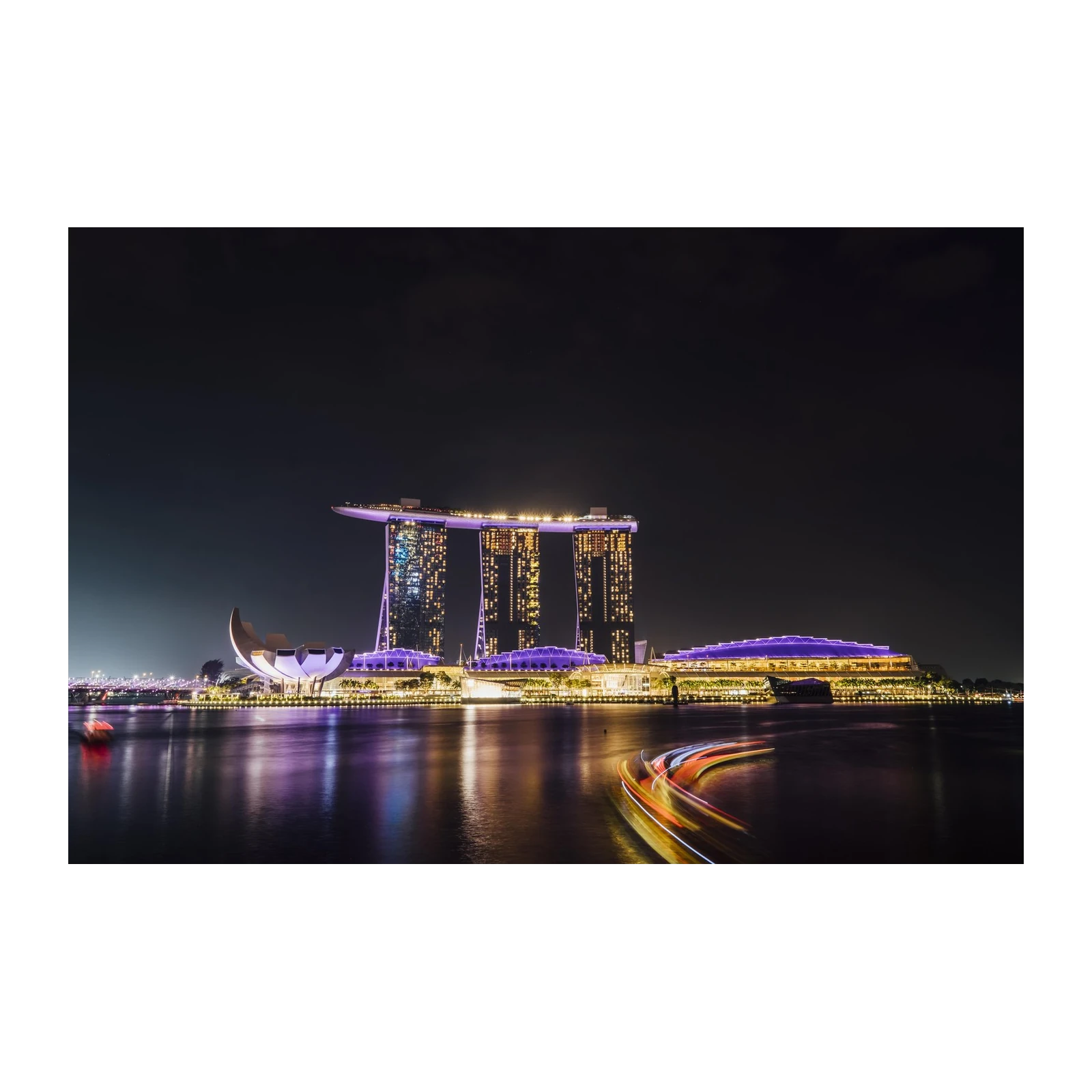 Marina Bay Sands Night Singapore Wall Art