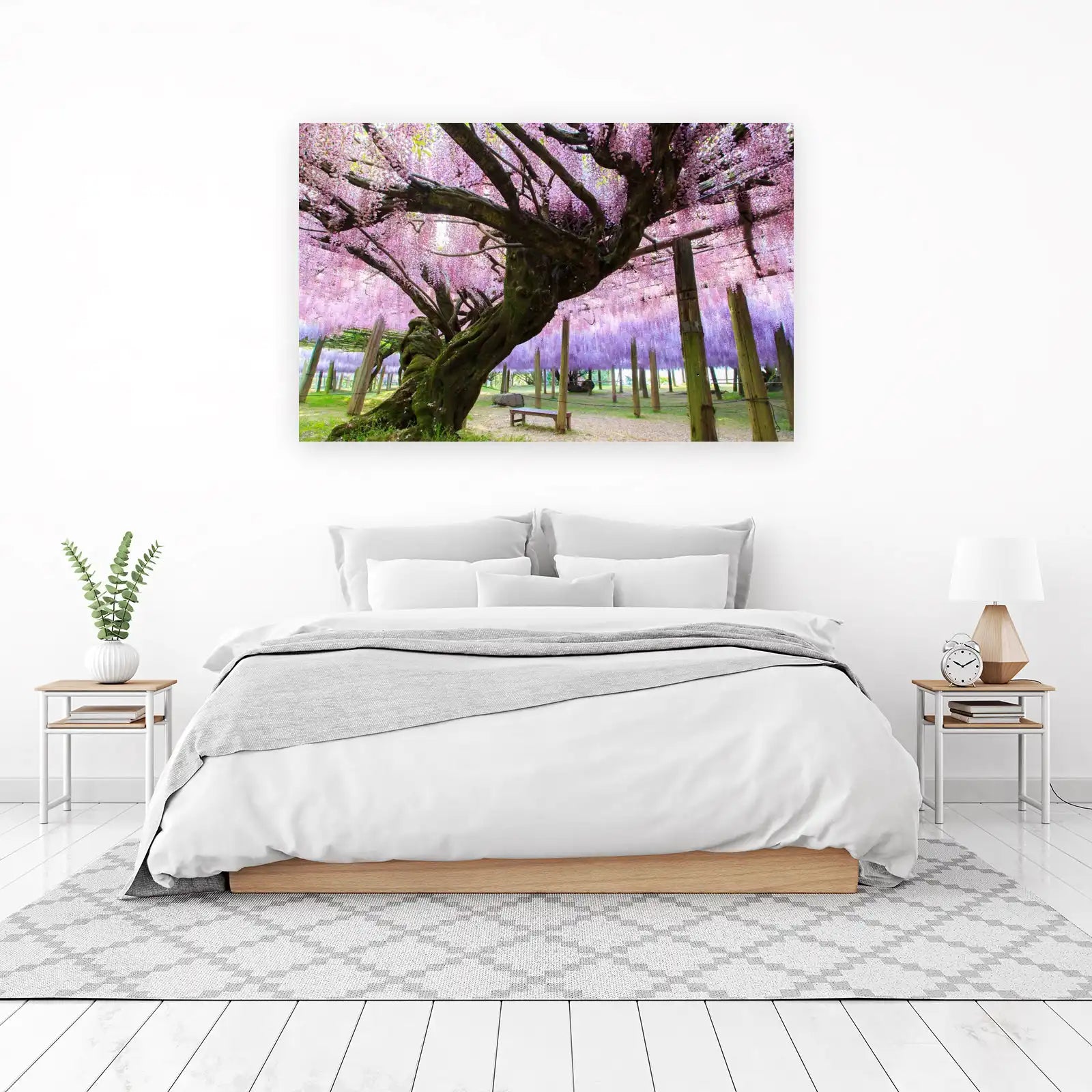 Enchanting Wisteria Garden Wall Art