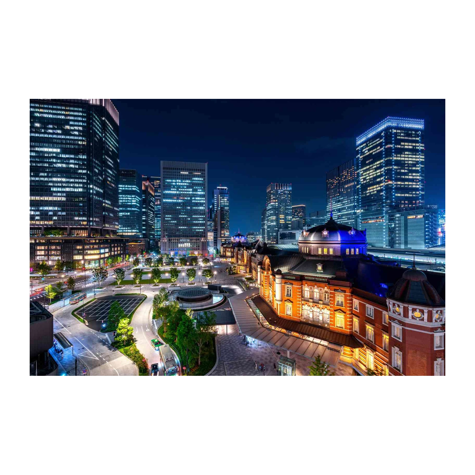 Tokyo Skyline at Night Wall Art