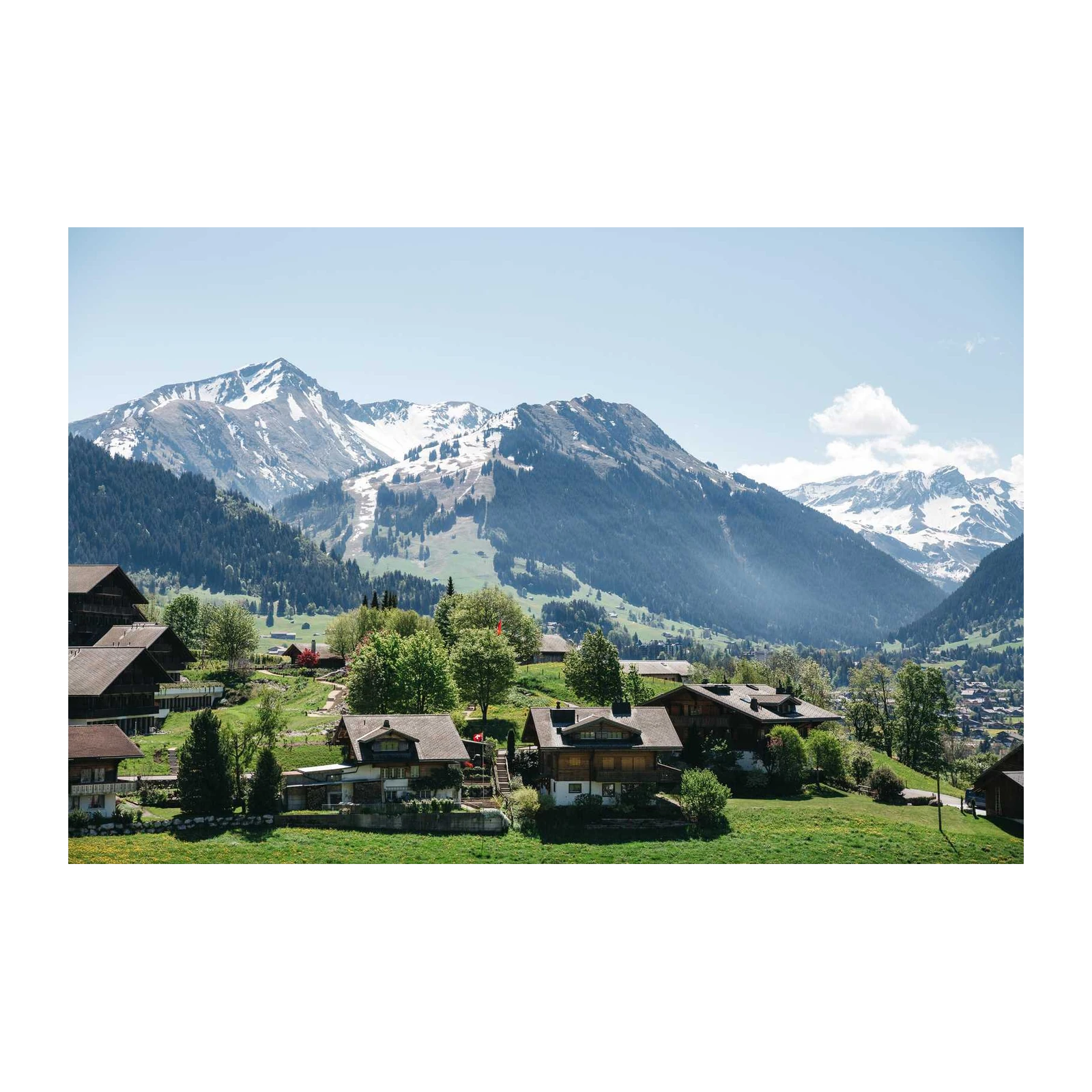 Alpine Village Serenity Landscape Wall Art
