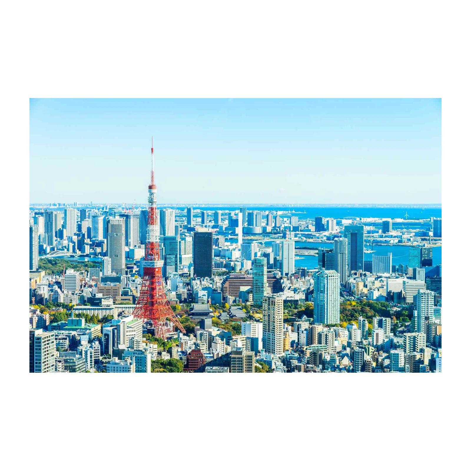 Tokyo Tower Cityscape Wall Art