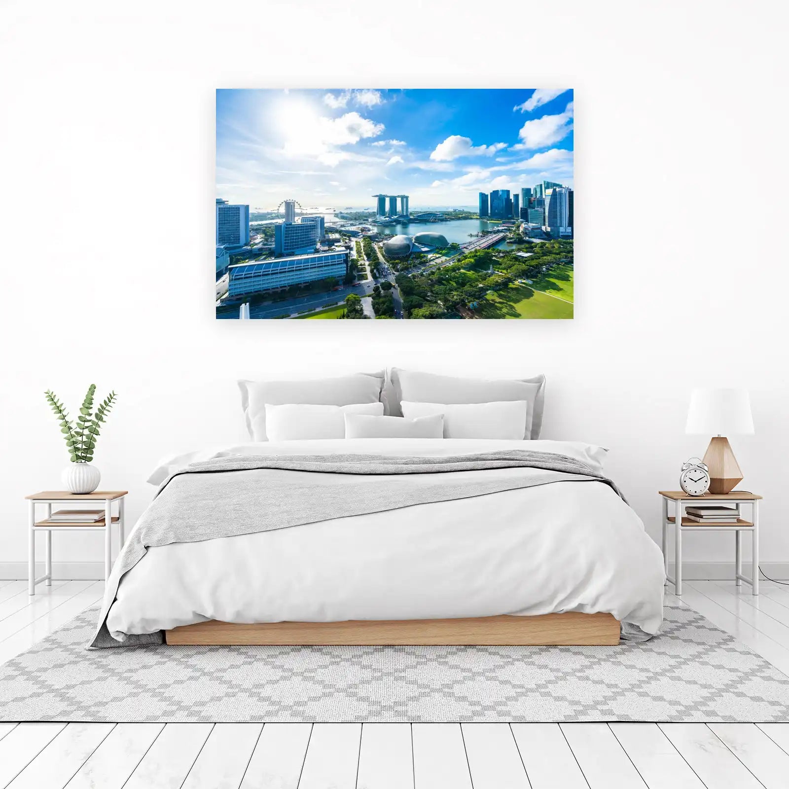 Singapore Skyline Marina Bay Sands Wall Art