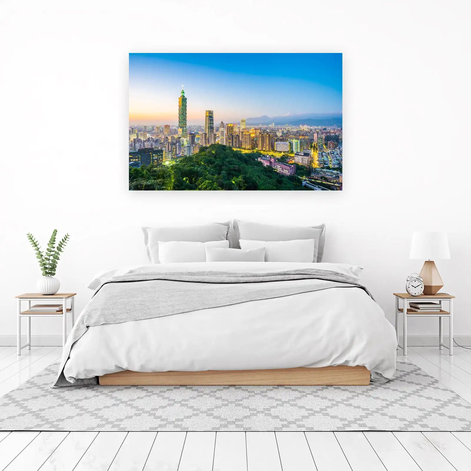 Taipei 101 Cityscape Wall Art