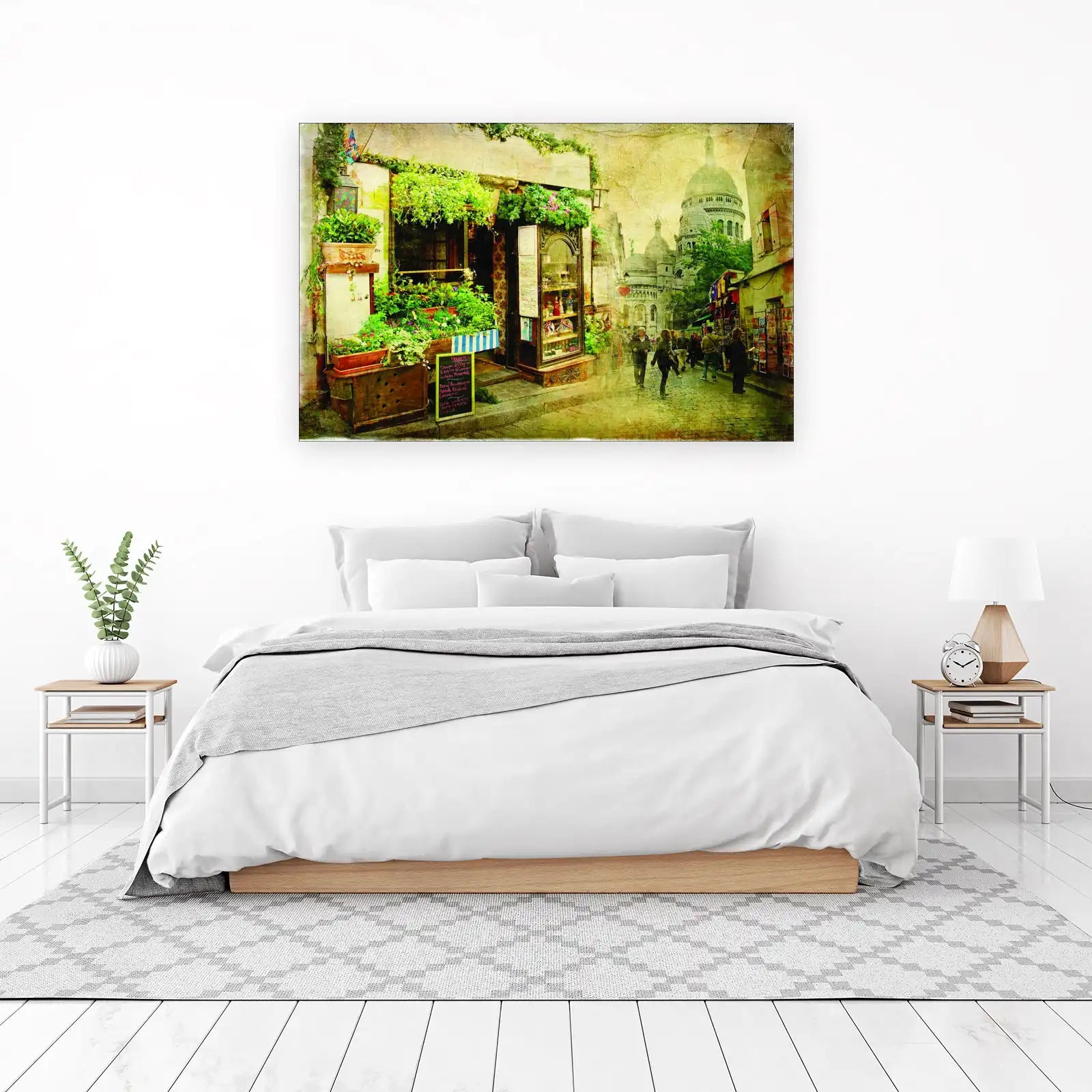 Parisian Cafe & Sacré-Cœur Wall Art