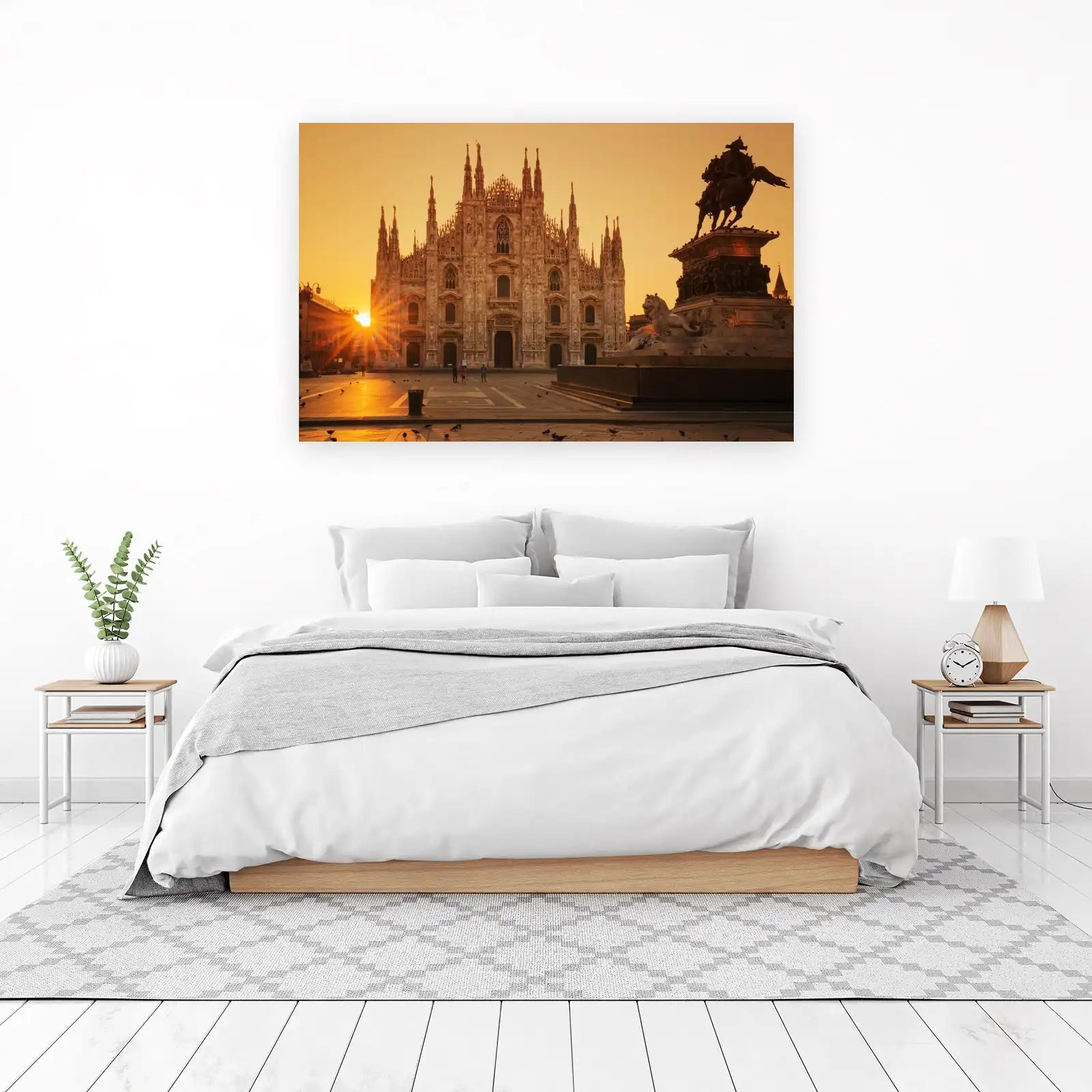 Milan Cathedral Sunrise Landmark Wall Art