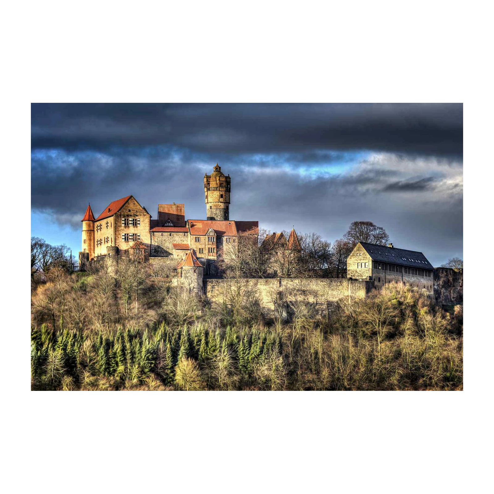 Dramatic Castle Wall Art Wall Art