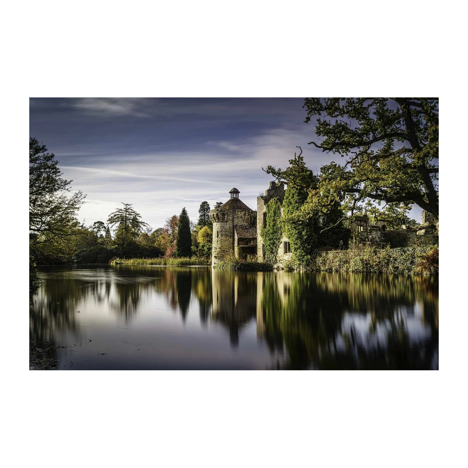 Mystical Castle Lake Wall Art Wall Art