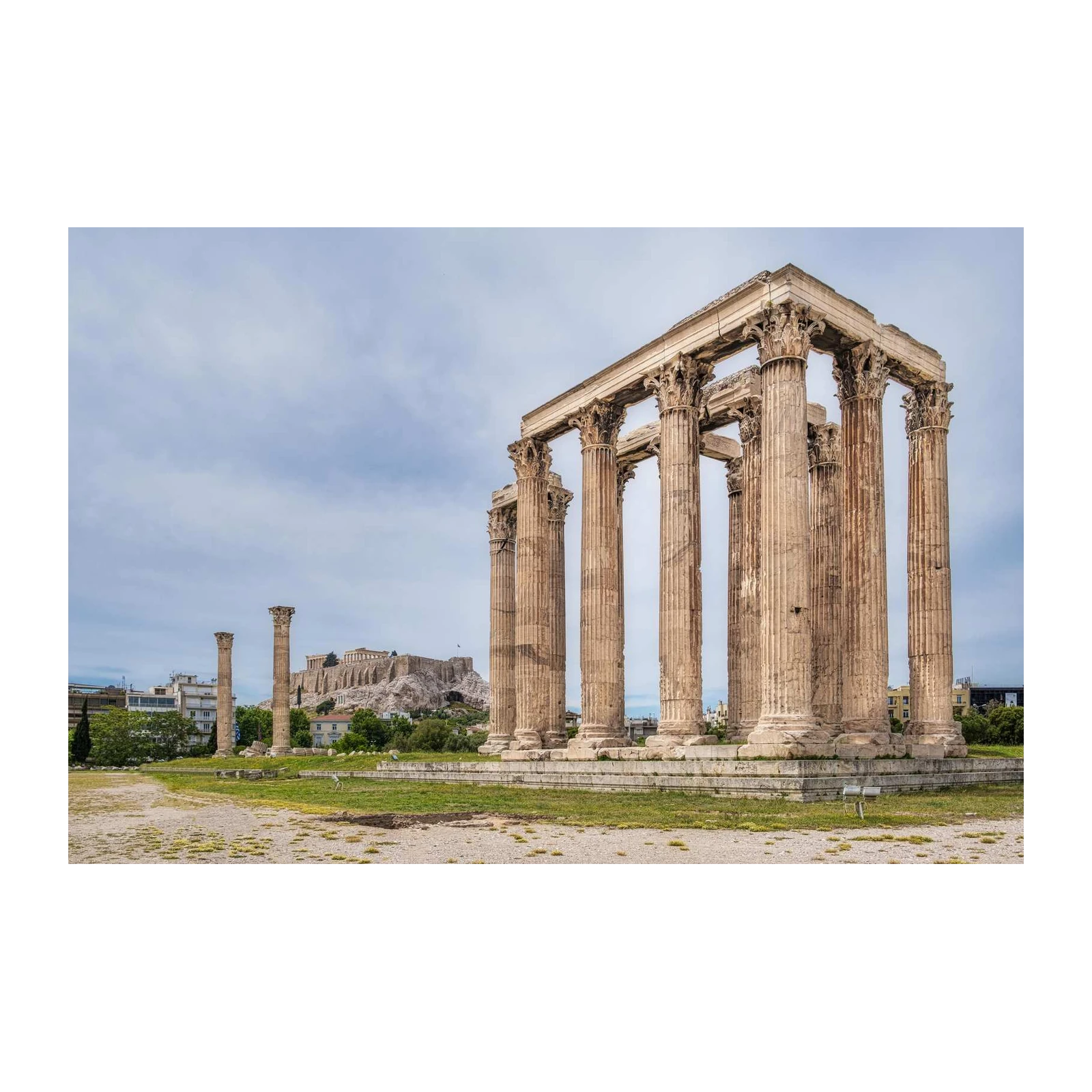 Temple of Olympian Zeus Ancient Greece Wall Art