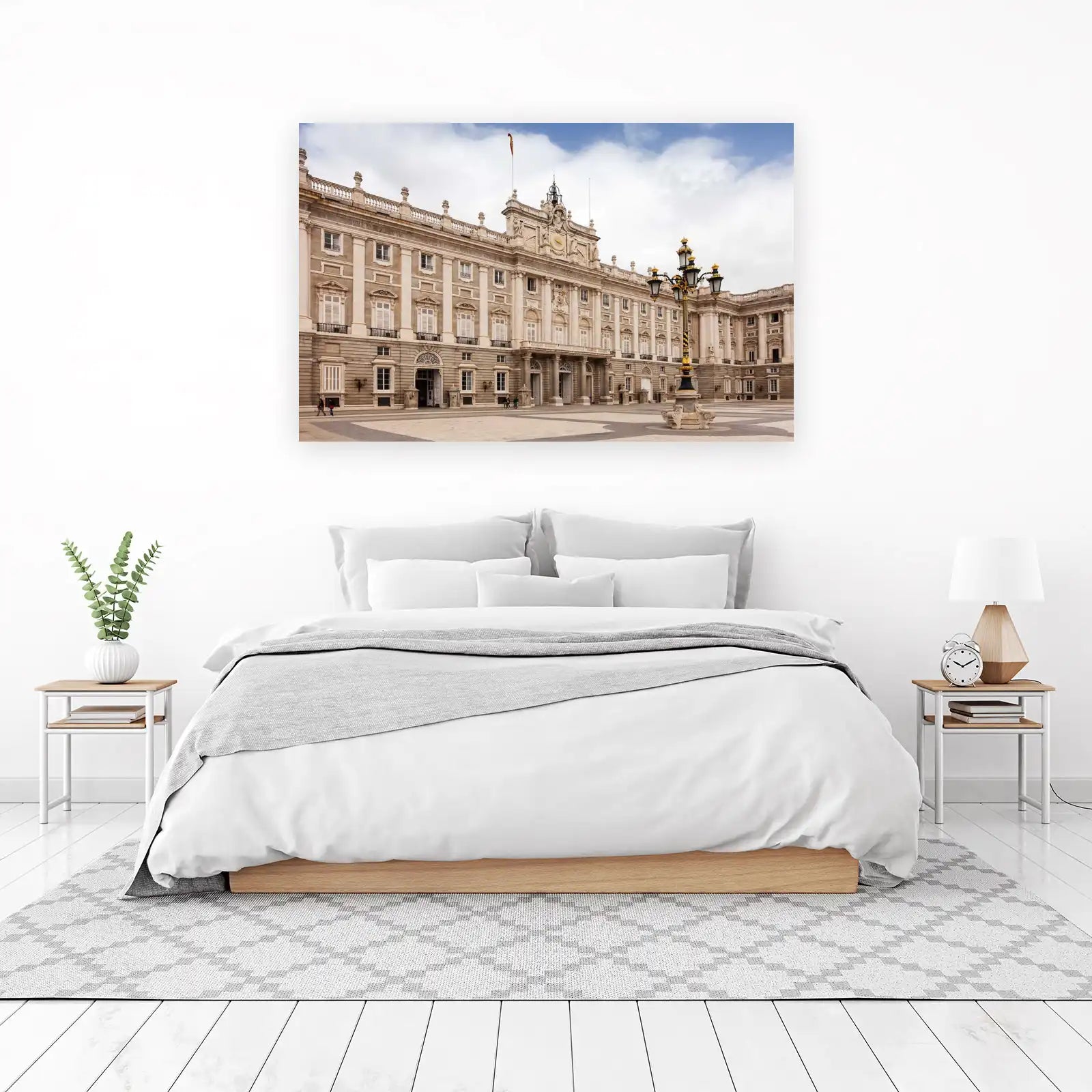 Majestic Royal Palace Madrid Architecture Wall Art
