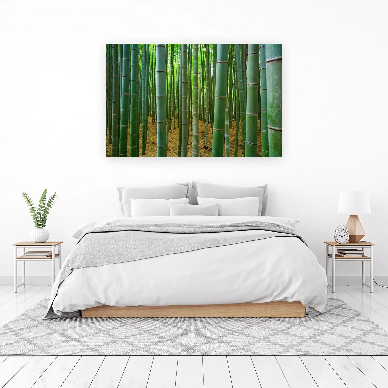 Serene Bamboo Forest Wall Art Wall Art