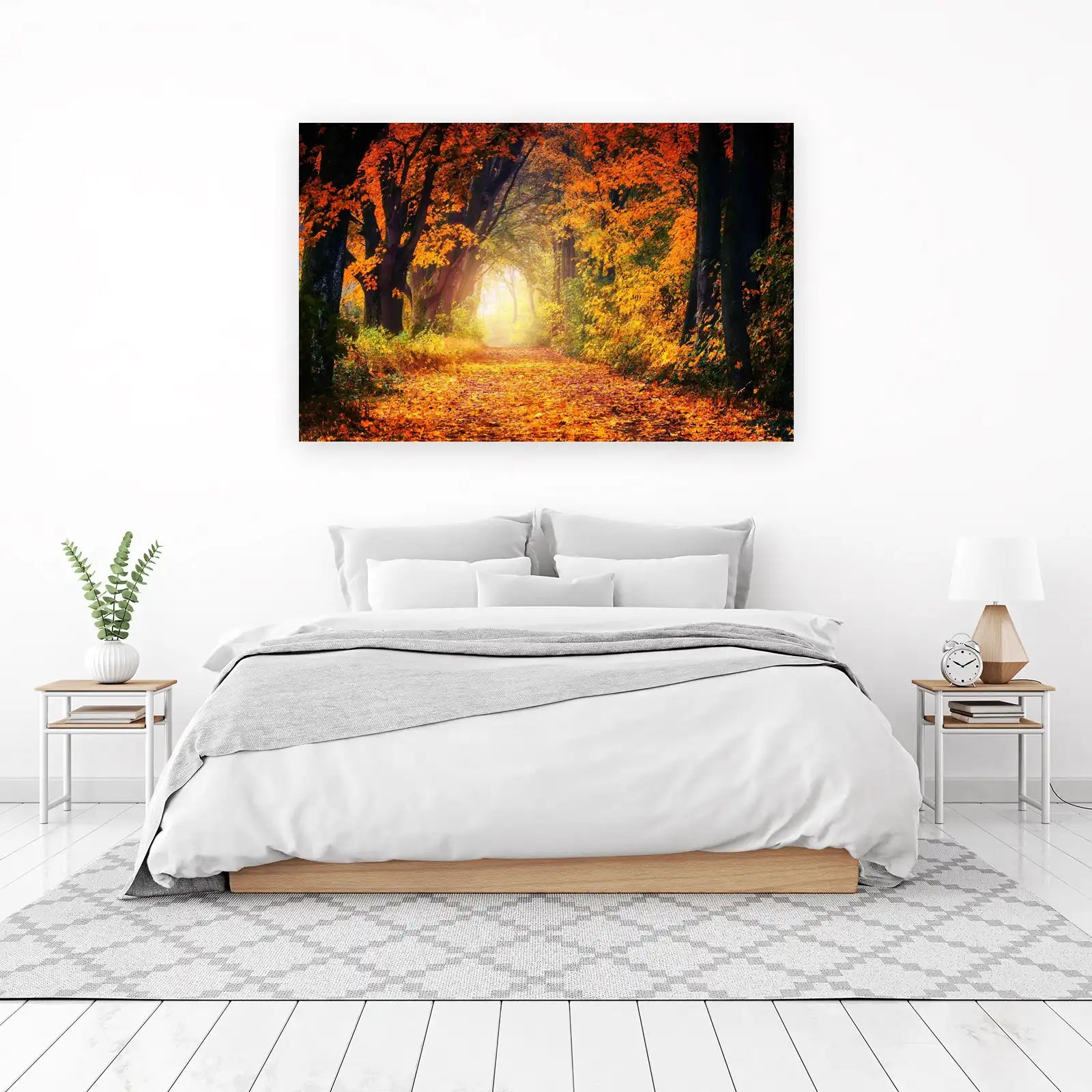 Enchanting Autumn Forest Path Wall Art