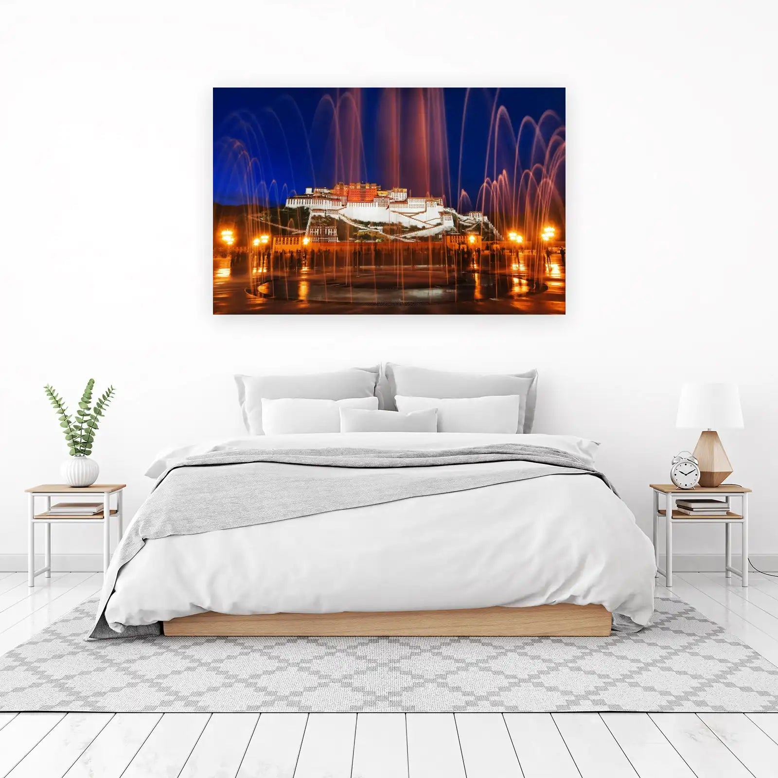 Potala Palace Fountainscape Wall Art