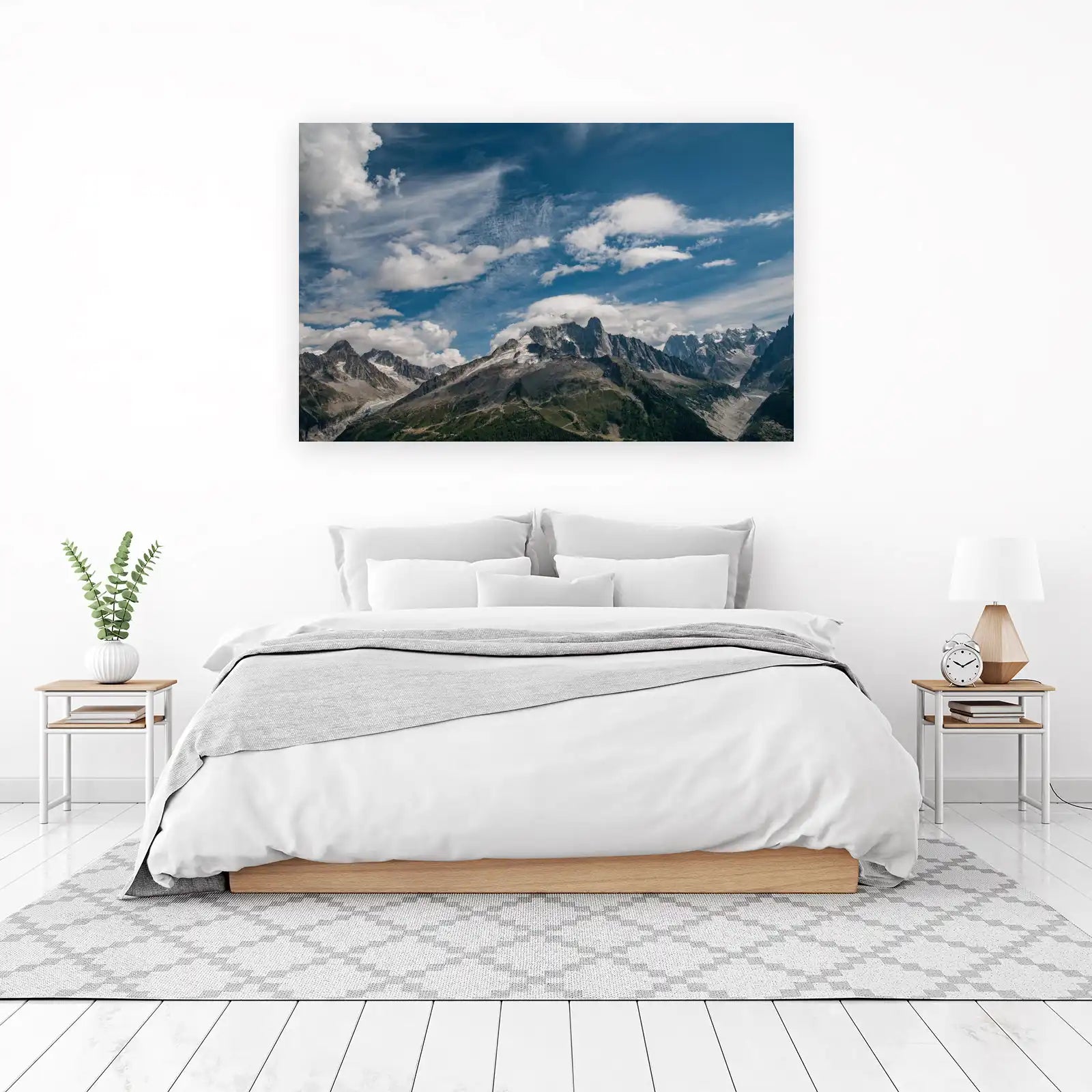 Majestic Alpine Peaks Wall Art