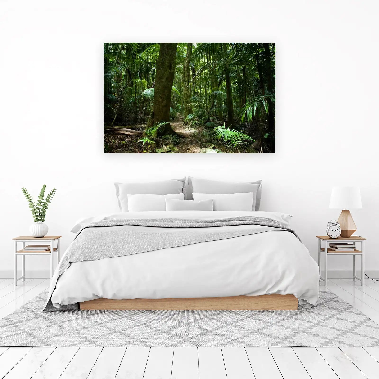 Lush Rainforest Path Wall Art