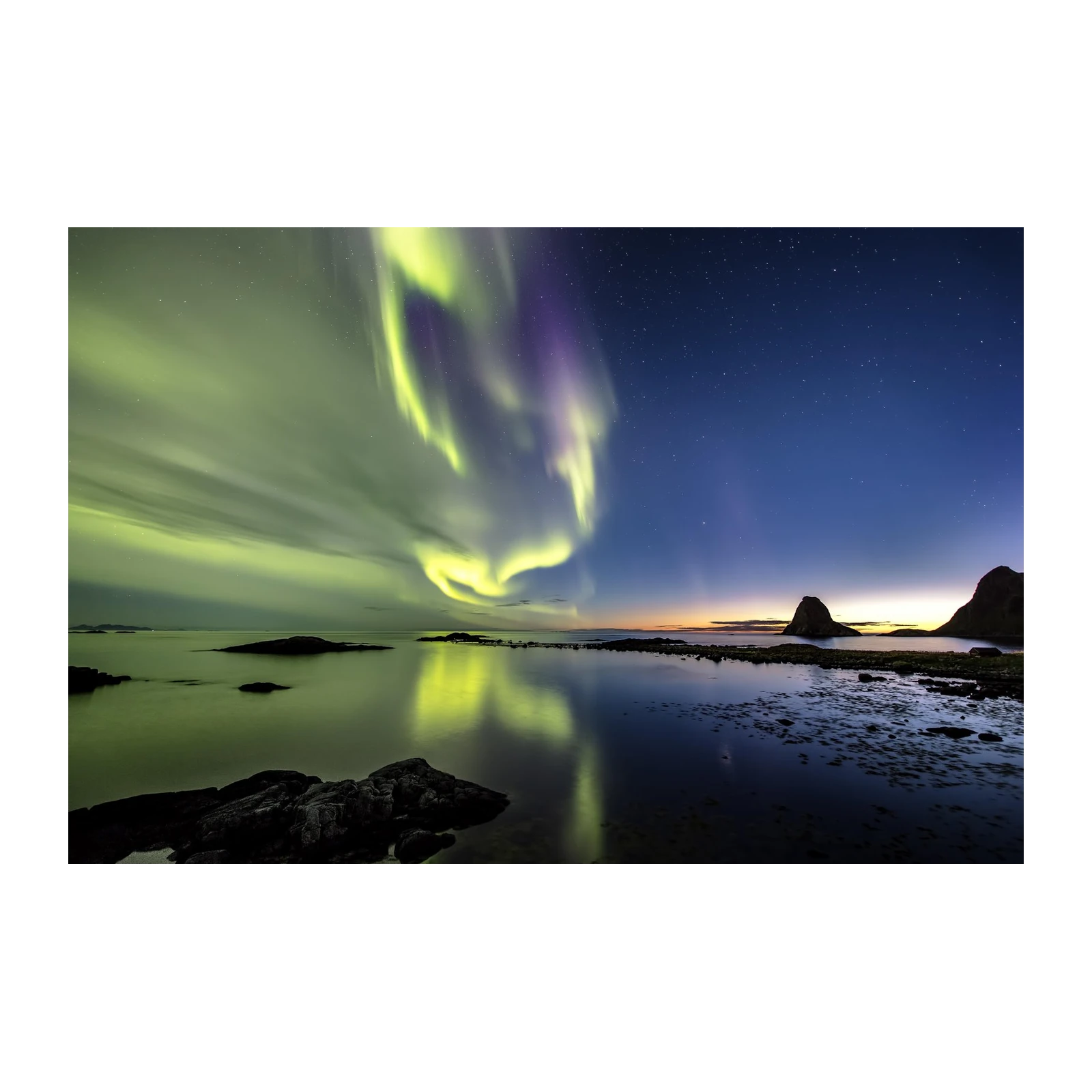 Aurora Borealis & Arctic Landscape Wall Art