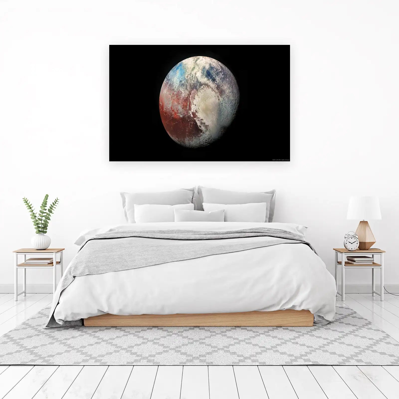 Stunning Pluto: Cosmic Wonder Wall Art