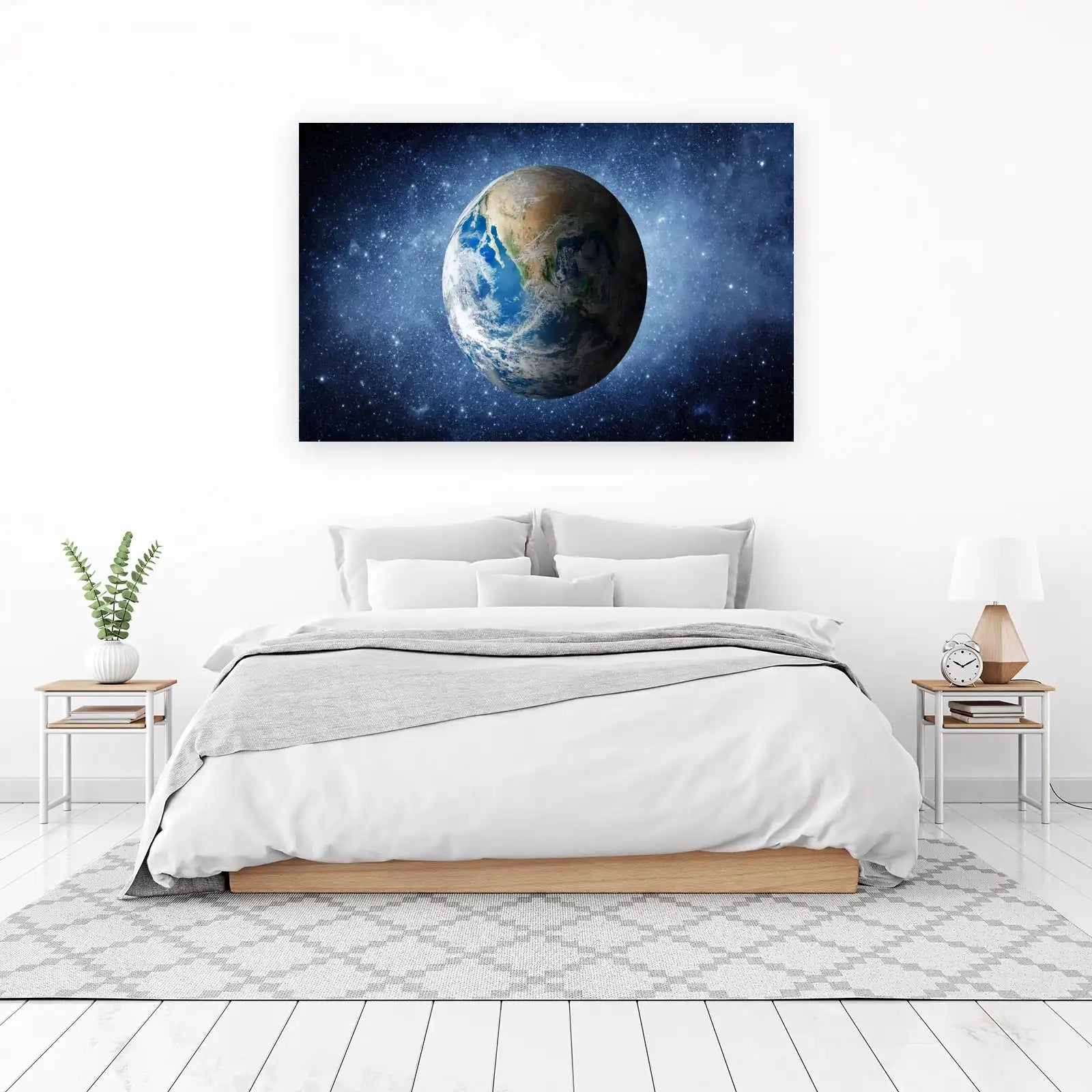 Earth From Space Wall Art | Astronomy Art