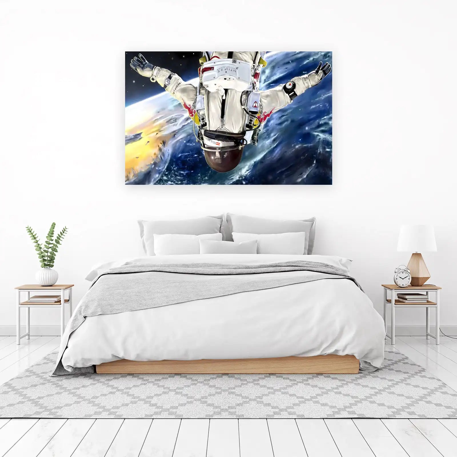 Stratosphere Jumper Space Dive Wall Art