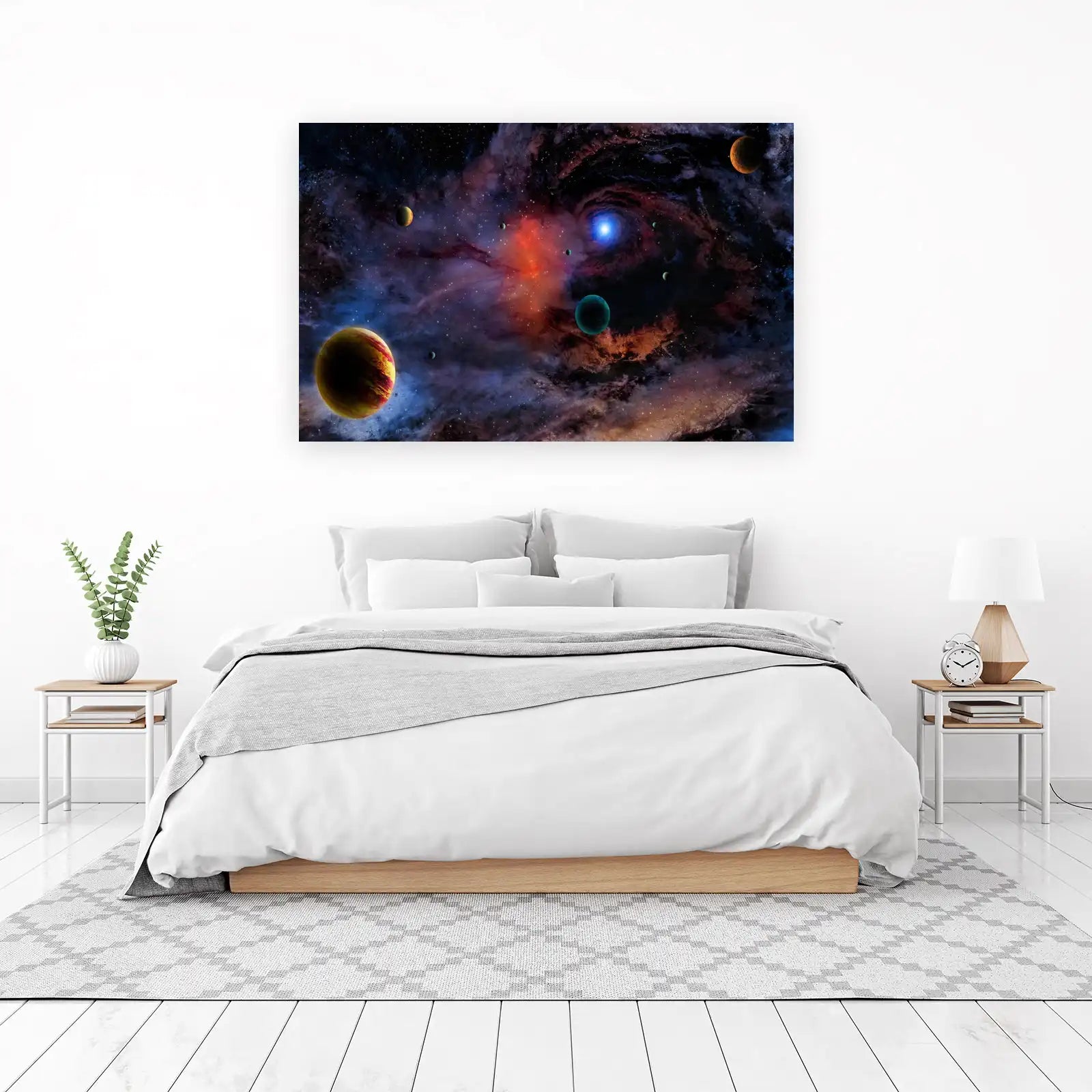 Cosmic Nebula & Planets Wall Art