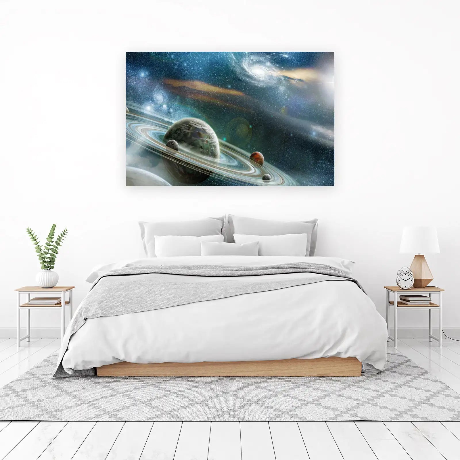 Majestic Galaxy Planets Wall Art